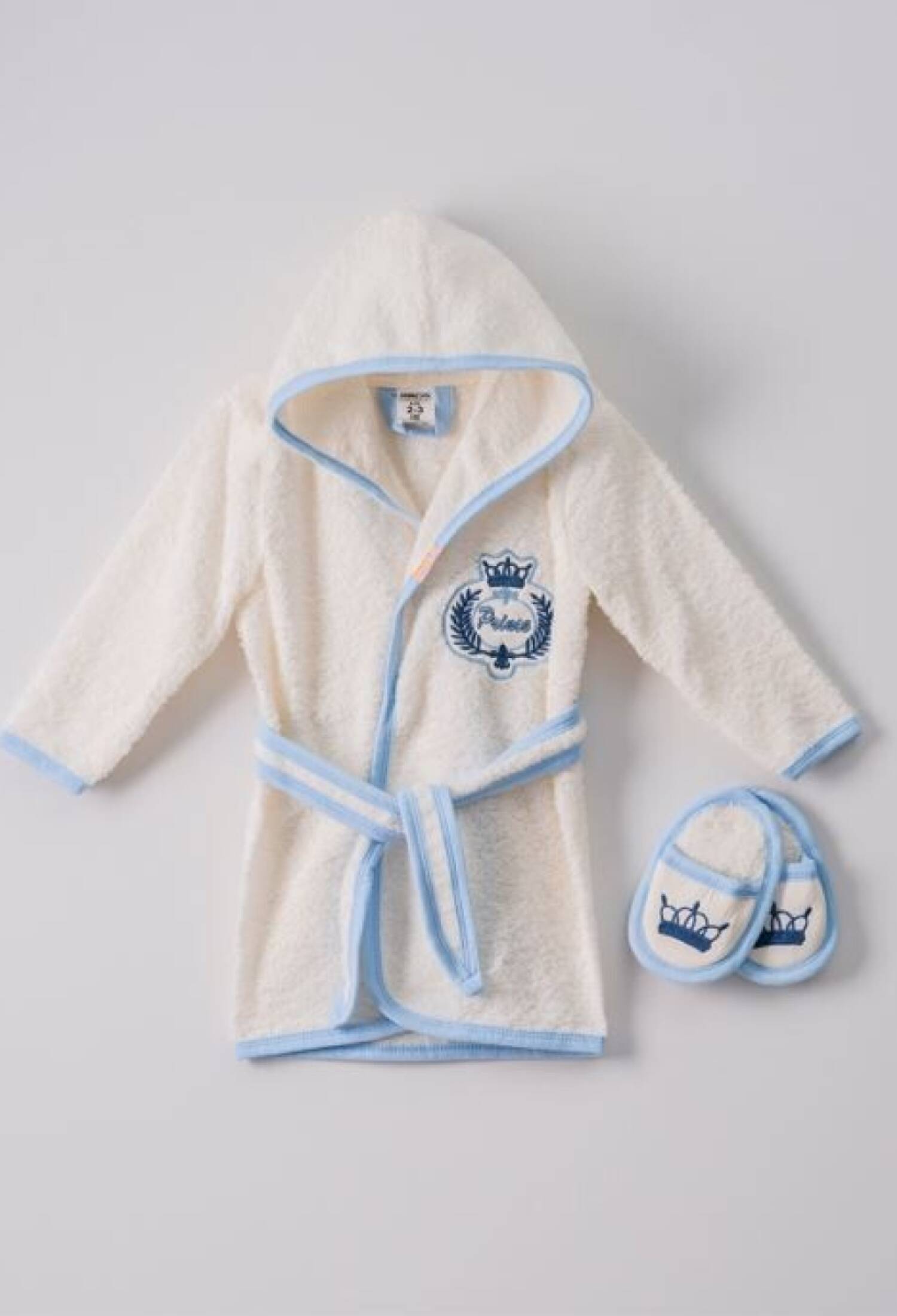 1-4 Yaş 2'li Erkek Bebek Bornoz 1072-452E - 1072-452E - Brand: Ramel Kids - Kids & Bby Clothes From Peralane Kids Turkey