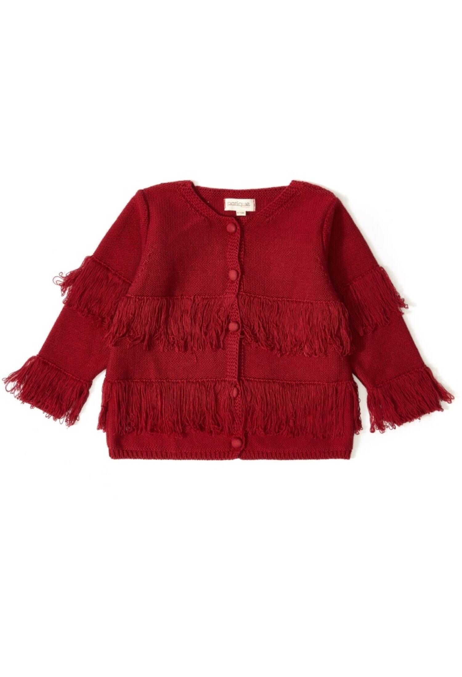 100% Organic Cotton With GOTS Certified Knitwear Tassel Star Cardigan 12-36M 1061 - 121054 - 1061 - 121054 - Brand: Uludağ Triko - Kids & Bby Clothes From Peralane Kids Turkey