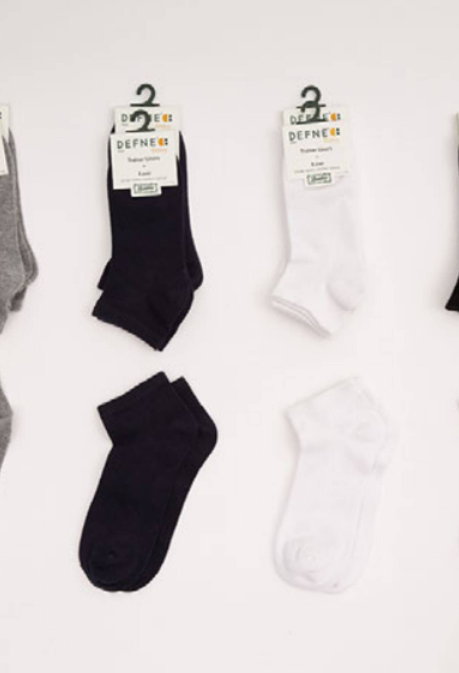 12 Çift Bambu Çocuk Patik 1064-DFNÇ-1PE006-23(7-8) - 1064-DFNÇ-1PE006-23(7-8) - Brand: Defne - Kids & Bby Clothes From Peralane Kids Turkey