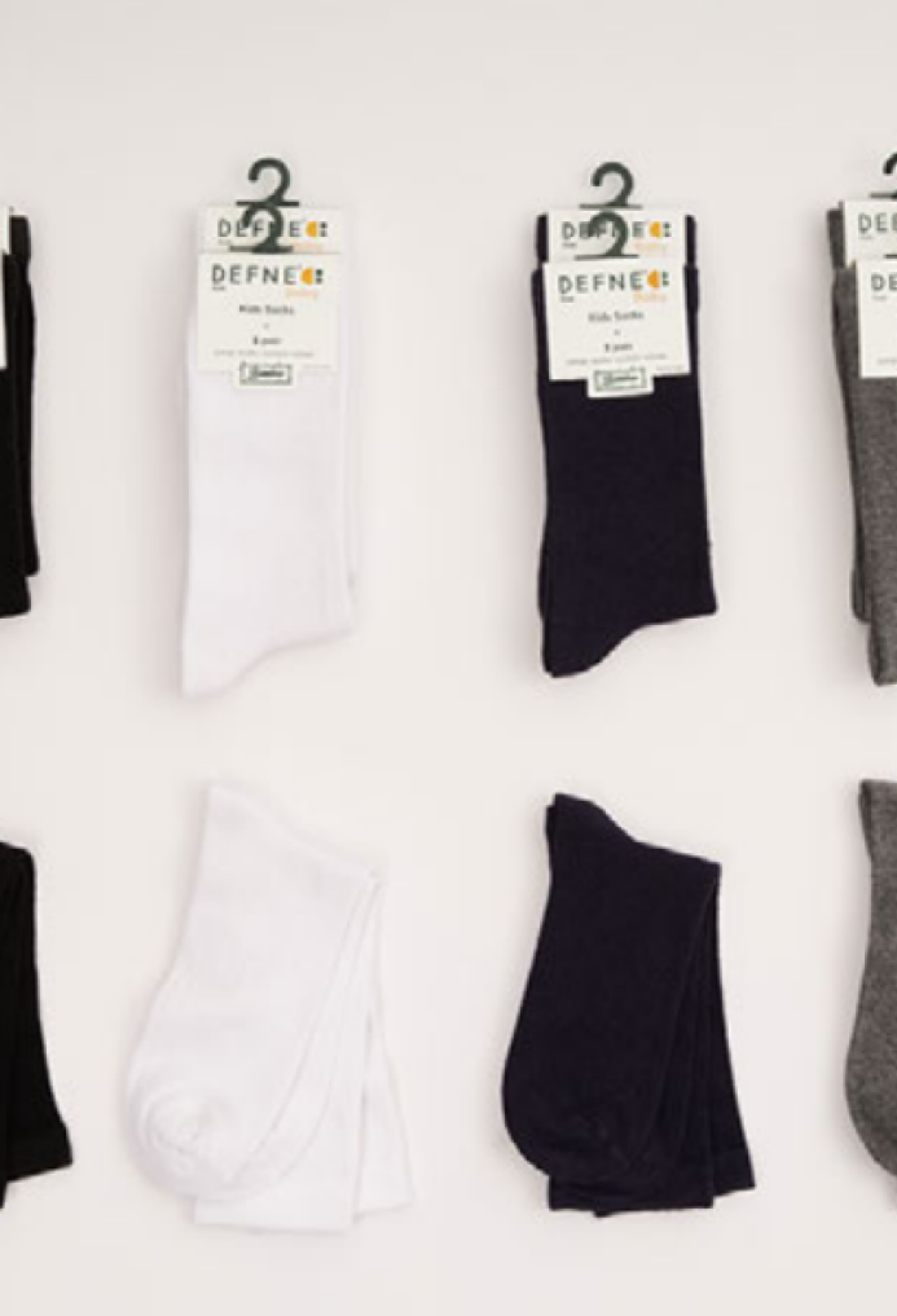 12 Çift Bambu Erkek Çocuk Soket Çorap 1064-DFN1Ç-E015-23(11-12) - 1064-DFN1Ç-E015-23(11-12) - Brand: Defne - Kids & Bby Clothes From Peralane Kids Turkey