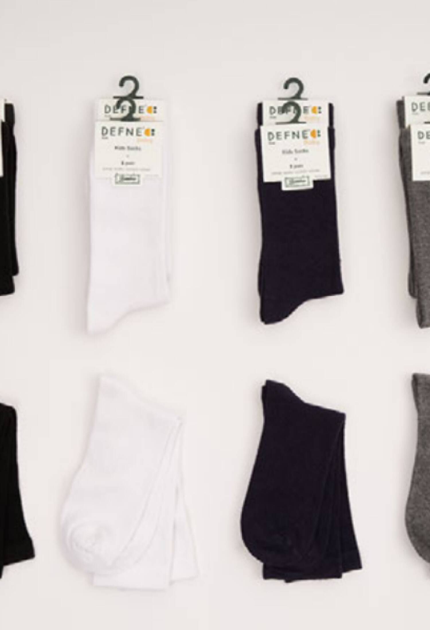 12 Çift Bambu Erkek Çocuk Soket Çorap 1064-DFN1Ç-E015-23(11-12) - 1064-DFN1Ç-E015-23(11-12) - Brand: Defne - Kids & Bby Clothes From Peralane Kids Turkey