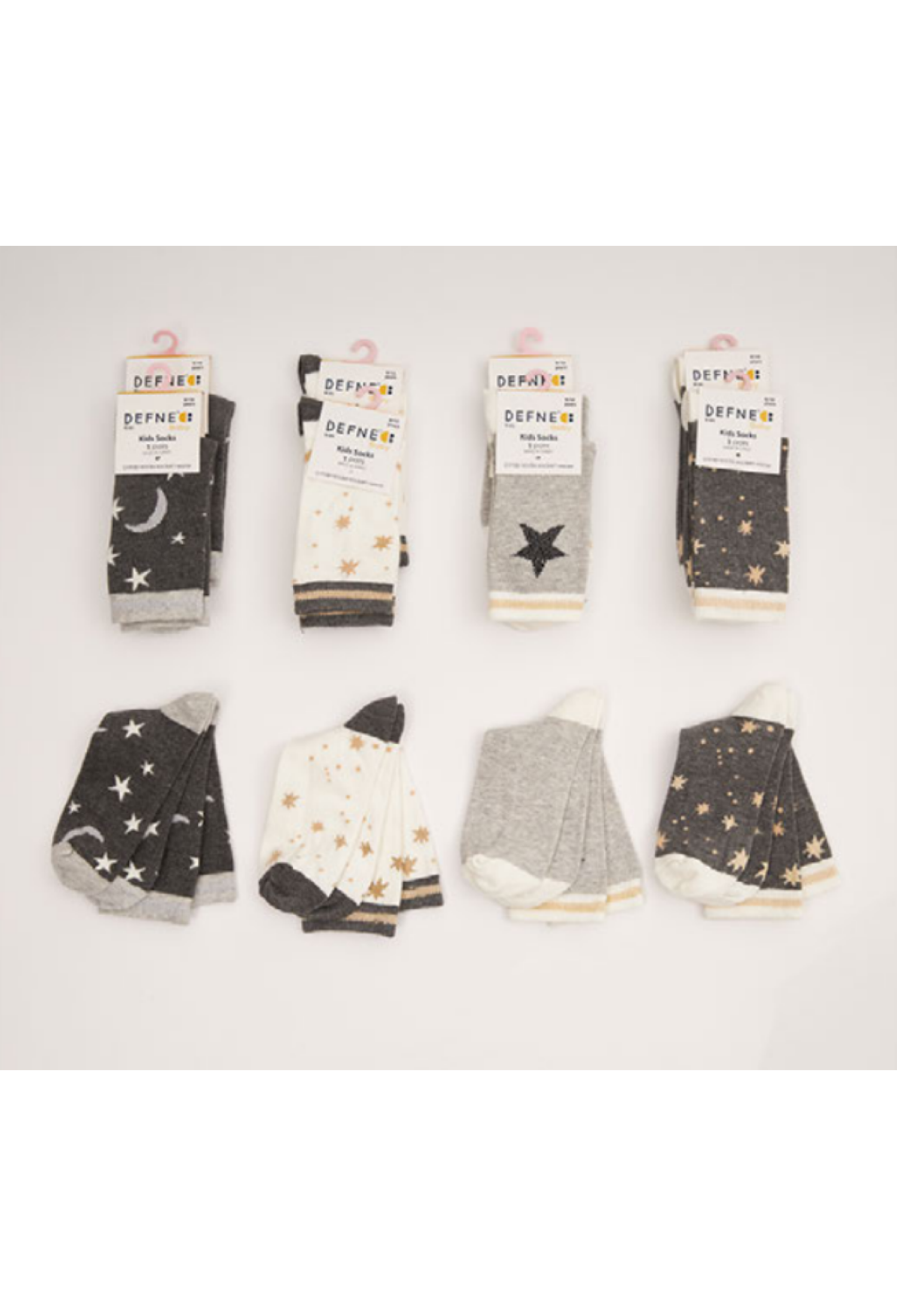 12 Çift Çocuk Soket Çorap 1064-DFN1Ç-K003-22(9-10) - 1064-DFN1Ç-K003-22(9-10) - Brand: Defne - Kids & Bby Clothes From Peralane Kids Turkey