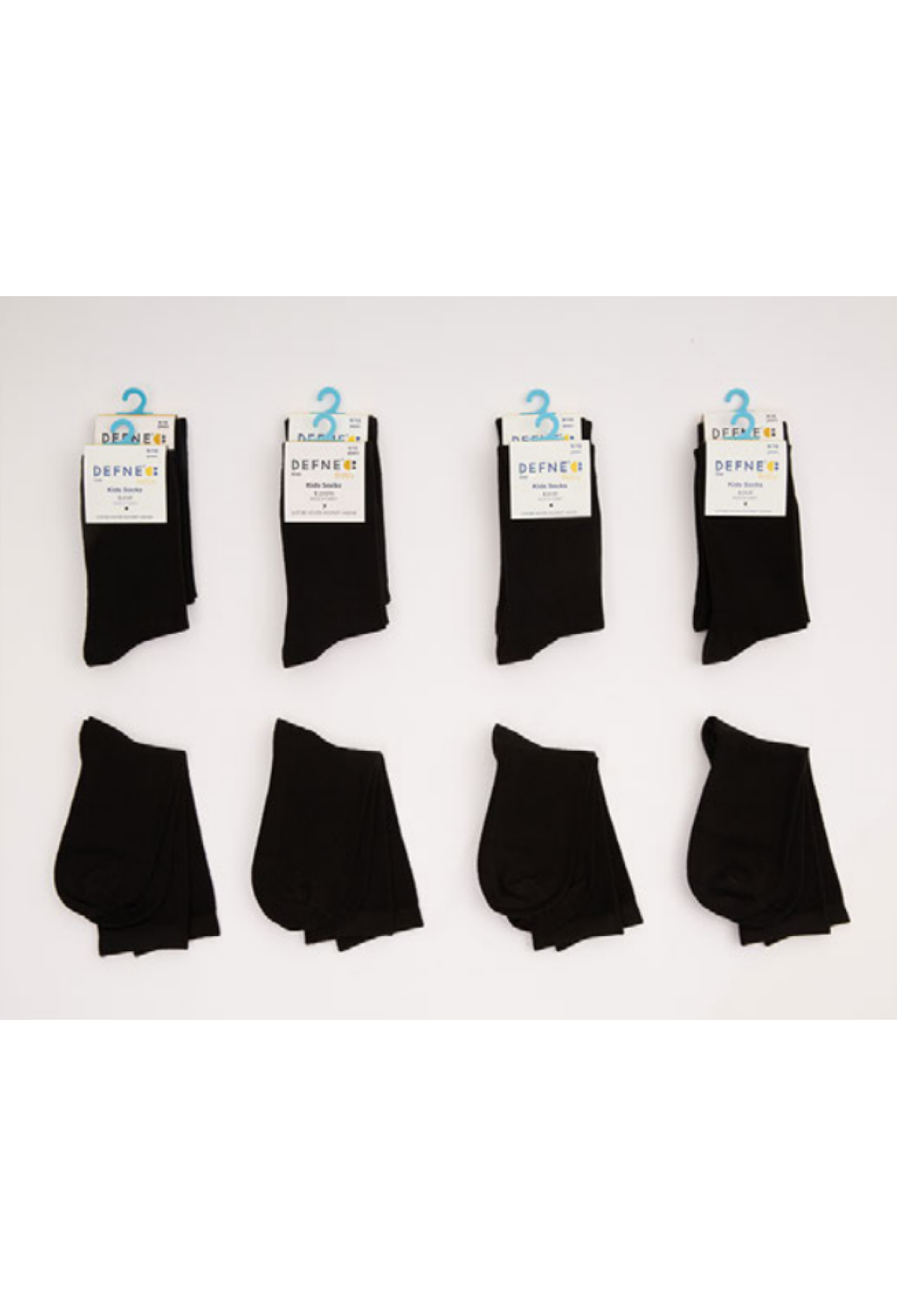 12 Çift Unisex Çocuk Soket Çorap 1064-DFN1Ç-E006-22(11-12) - 1064-DFN1Ç-E006-22(11-12) - Brand: Defne - Kids & Bby Clothes From Peralane Kids Turkey