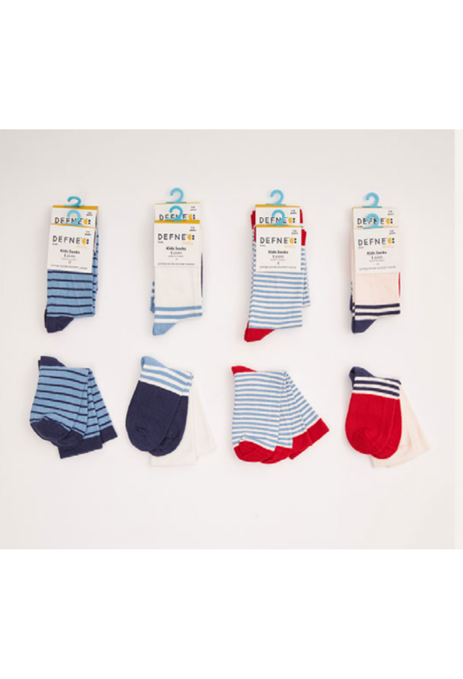 12 Çift Unisex Çocuk Soket Çorap 1064-DFN1Ç-U001-22(5-6) - 1064-DFN1Ç-U001-22(5-6) - Brand: Defne - Kids & Bby Clothes From Peralane Kids Turkey