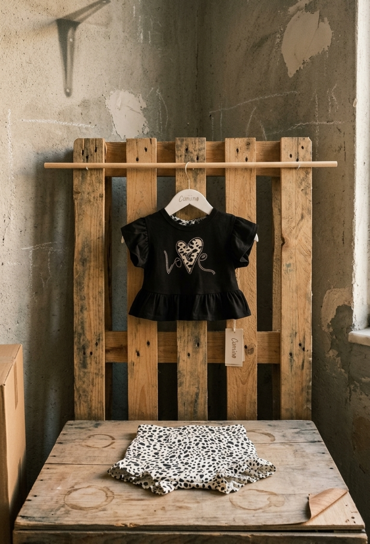 Wholesale Baby Girl 2-Piece Blouse and Shorts Set 6-18M Cumino 1014-CMN3449 - 1014-CMN3449