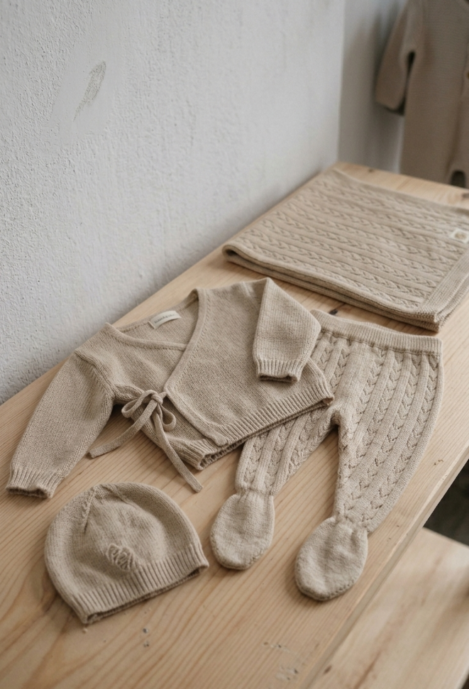 Wholesale Unisex Baby 4-Piece Organic Cotton Hospital Exit Set 0-3M Patique 1061-21156 - 1061-21156