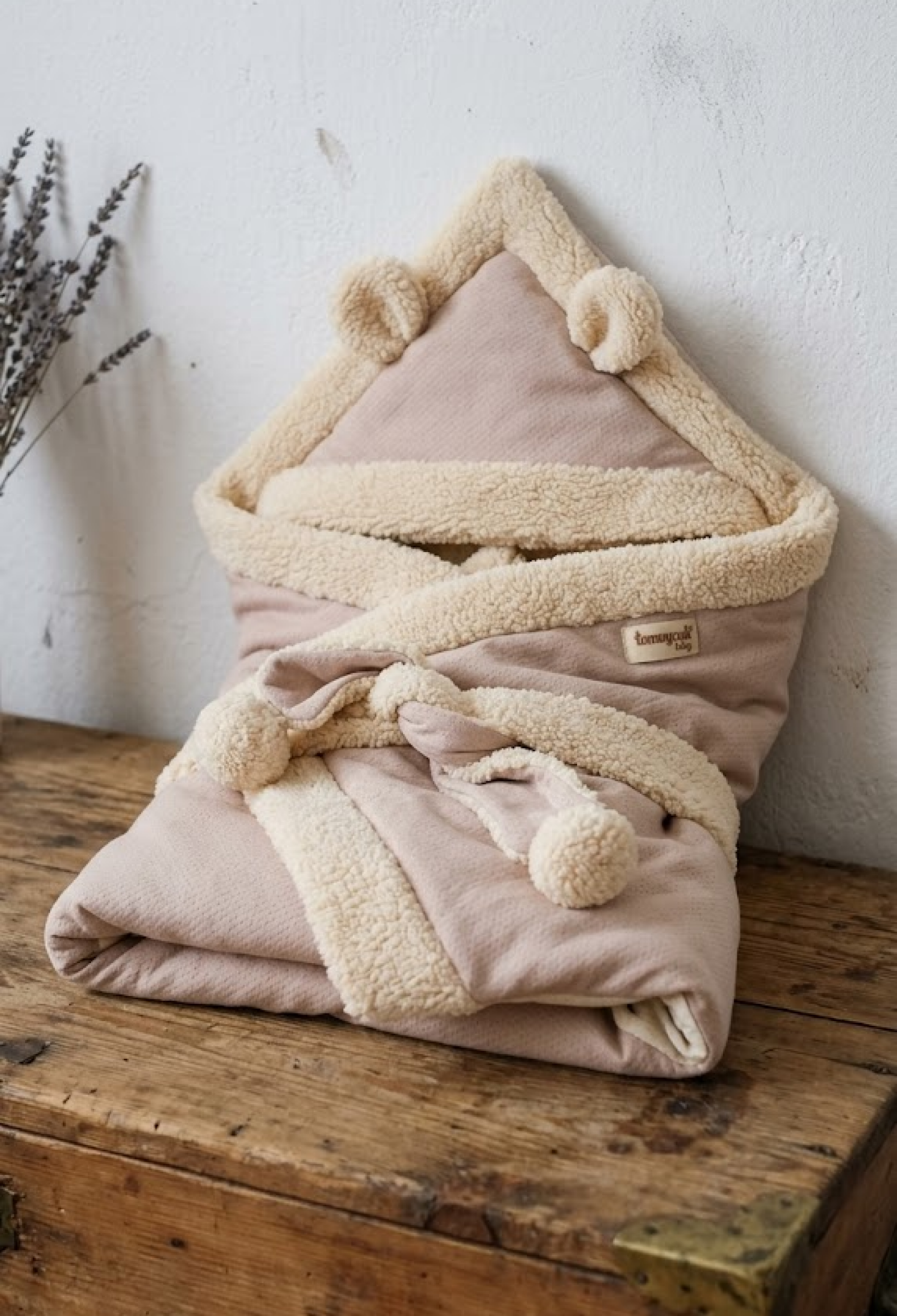 Wholesale Baby Afra Arya Lamb Joy Butterfly Swaddle 0-24M Tomuycuk 1074-45492 - 1074-45492