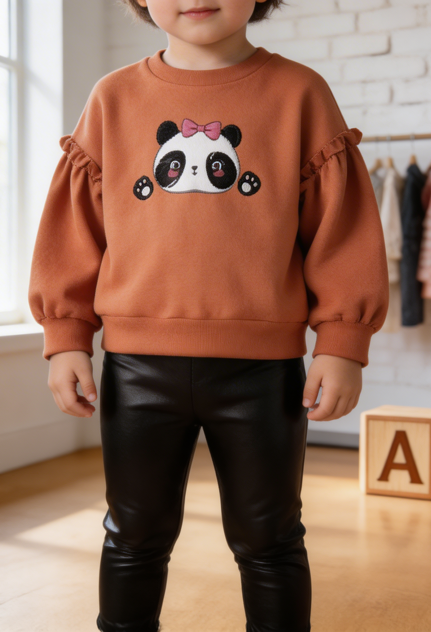 PANDA PRINT LEGGINGS TK Büşra Baby 1016-22225 - 1016-22225