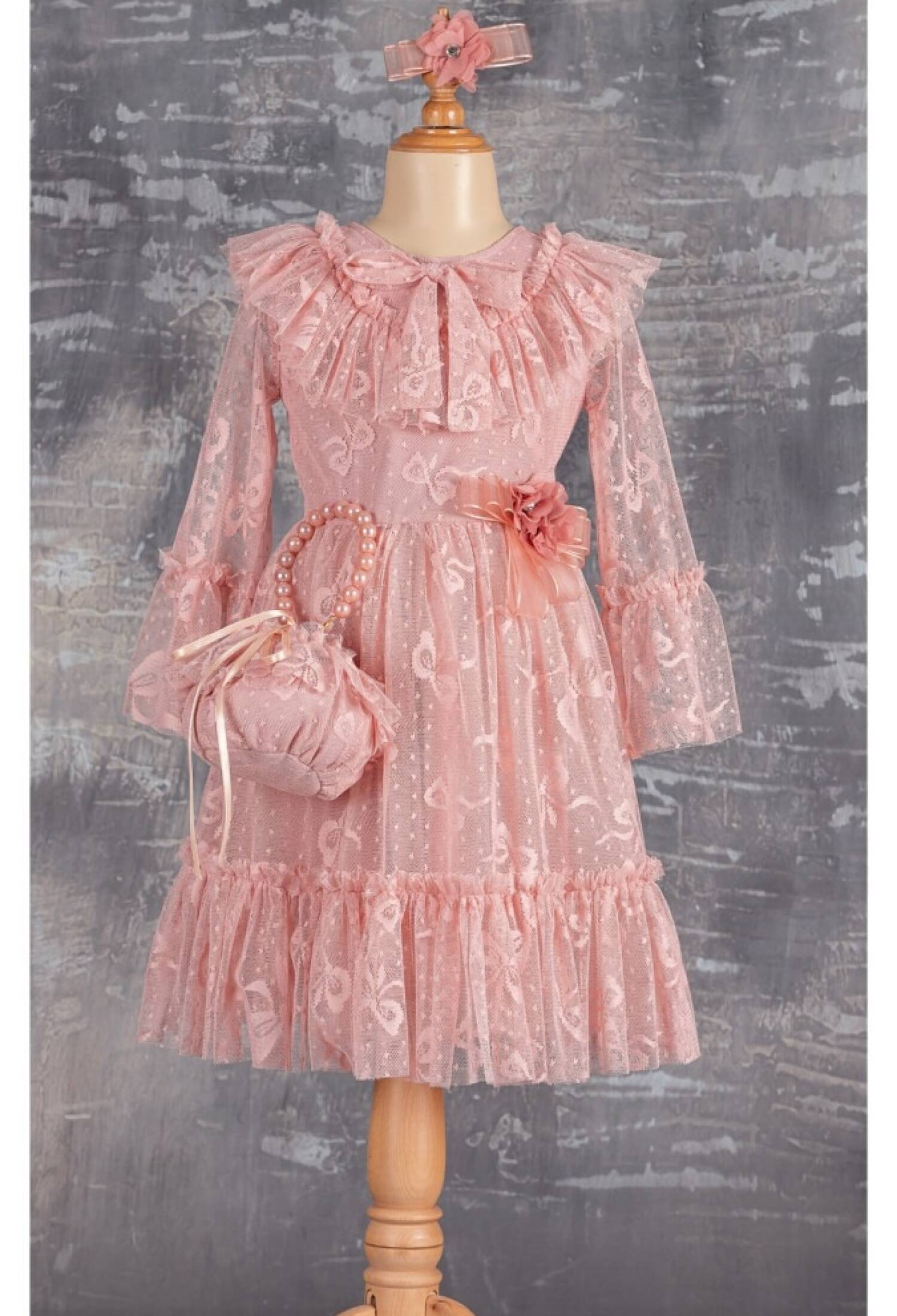 Abiye Elbise 1042-2290 - 1042-2290 - Brand: Tivido - Kids & Bby Clothes From Peralane Kids Turkey