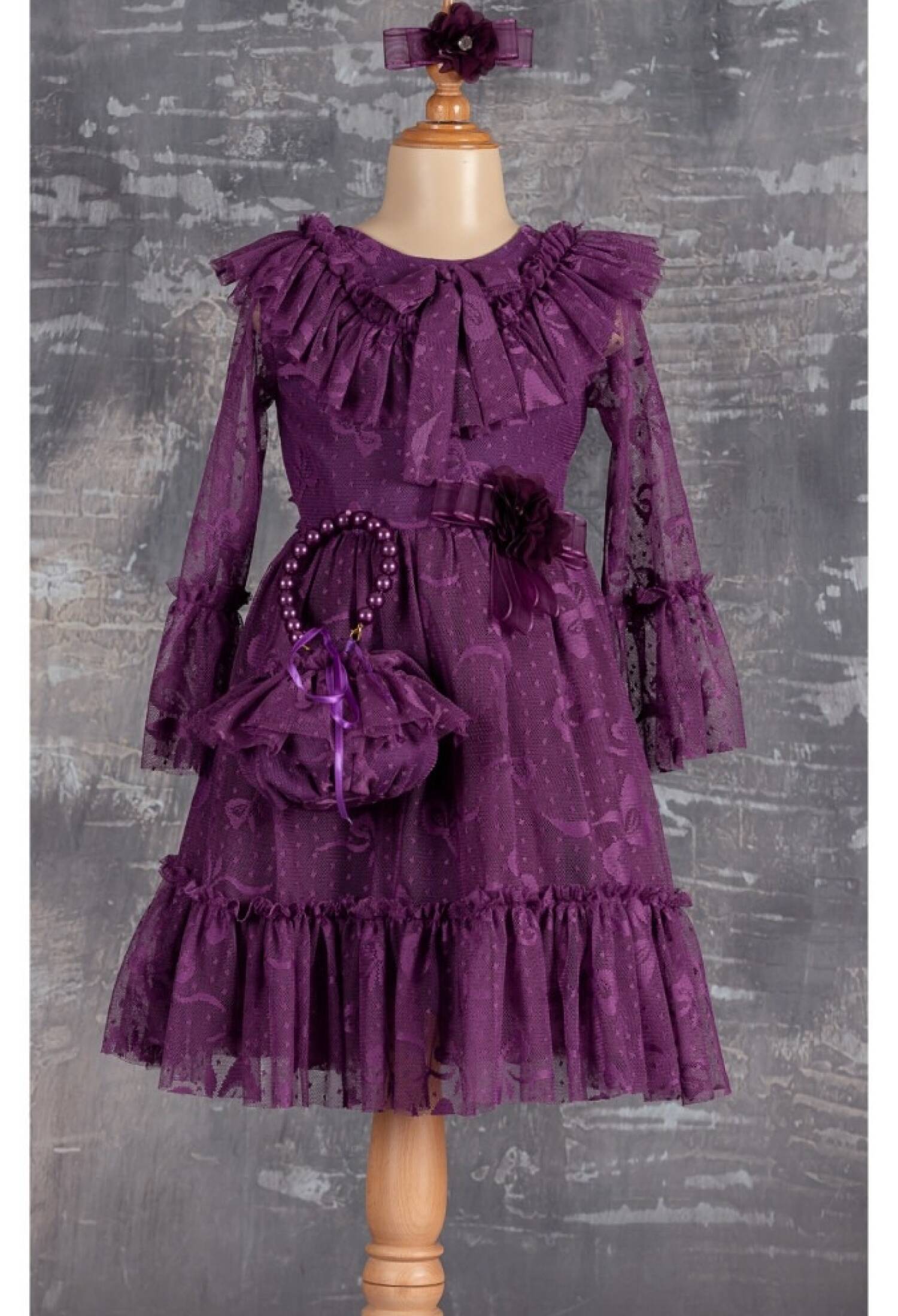 Abiye Elbise 1042-2290 - 1042-2290 - Brand: Tivido - Kids & Bby Clothes From Peralane Kids Turkey