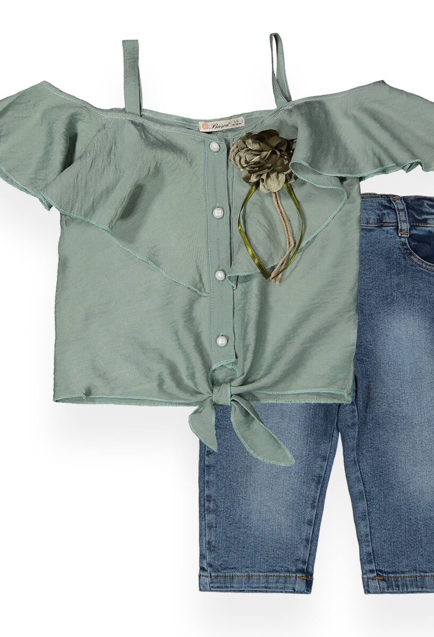 Airobin Kot Kaprili Takım 1016-211117 - 1016-211117 - Brand: Büşra Bebe - Kids & Bby Clothes From Peralane Kids Turkey