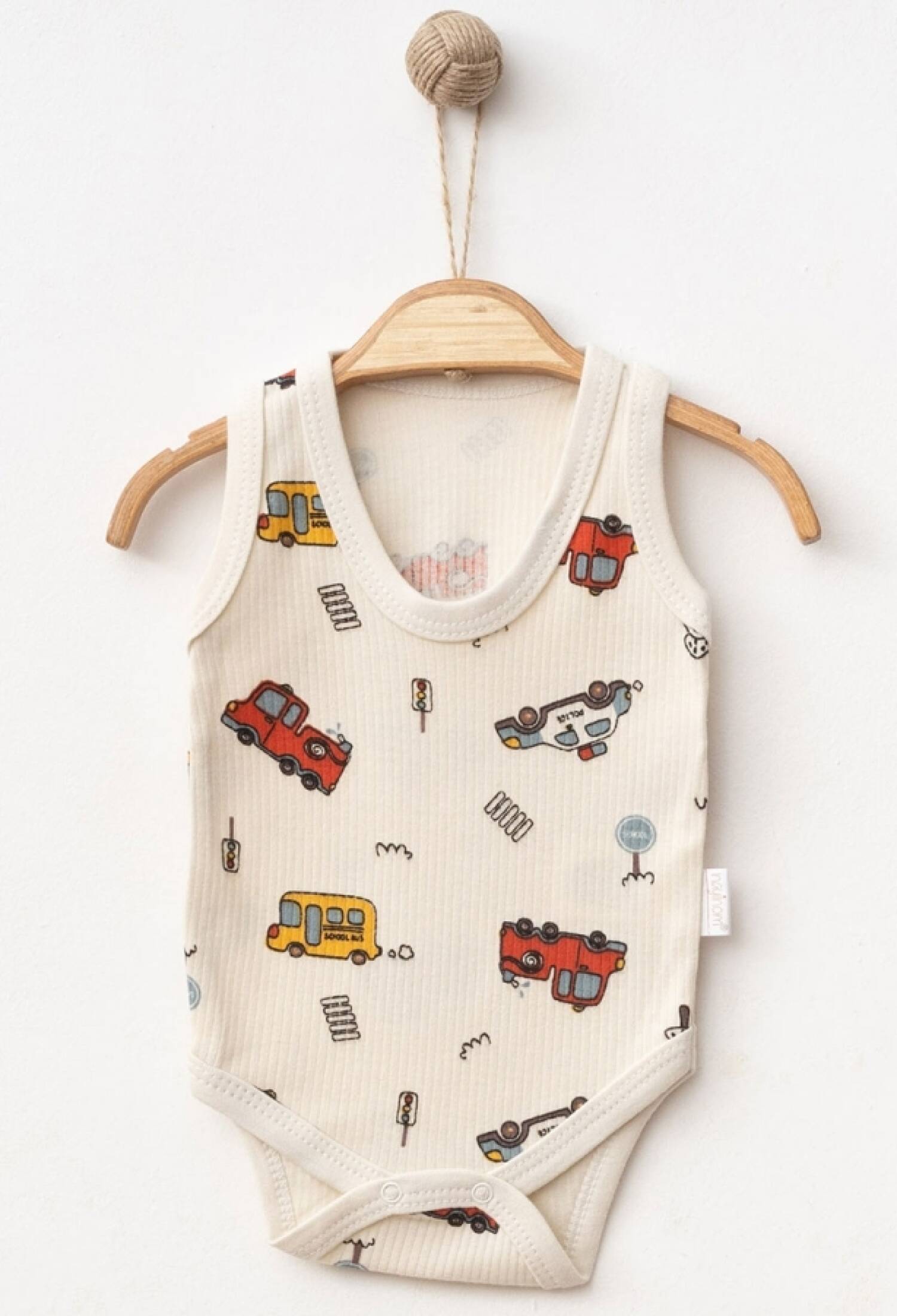 Araba Desenli Raporlu Erkek Çıtçıtlı Badi - Brand: NAYINOM - Kids & Bby Clothes From Peralane Kids Turkey