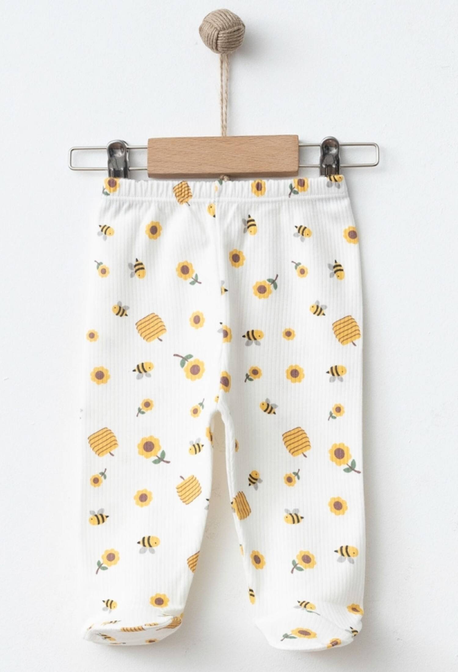 Arı Desenli Raporlu Patikli Kız Bebe Tek Alt - Brand: NAYINOM - Kids & Bby Clothes From Peralane Kids Turkey