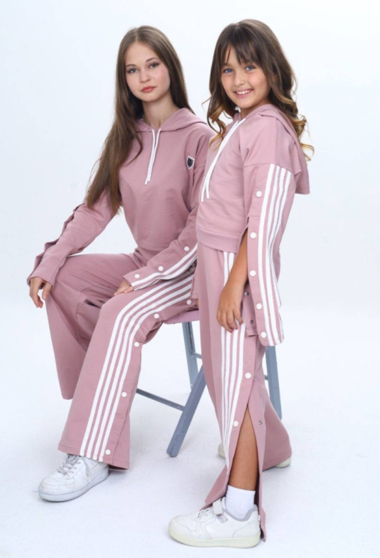 Armalı Çıtçıtlı Kapşonlu Kız Takım - Brand: VIZVIZ - Kids & Bby Clothes From Peralane Kids Turkey