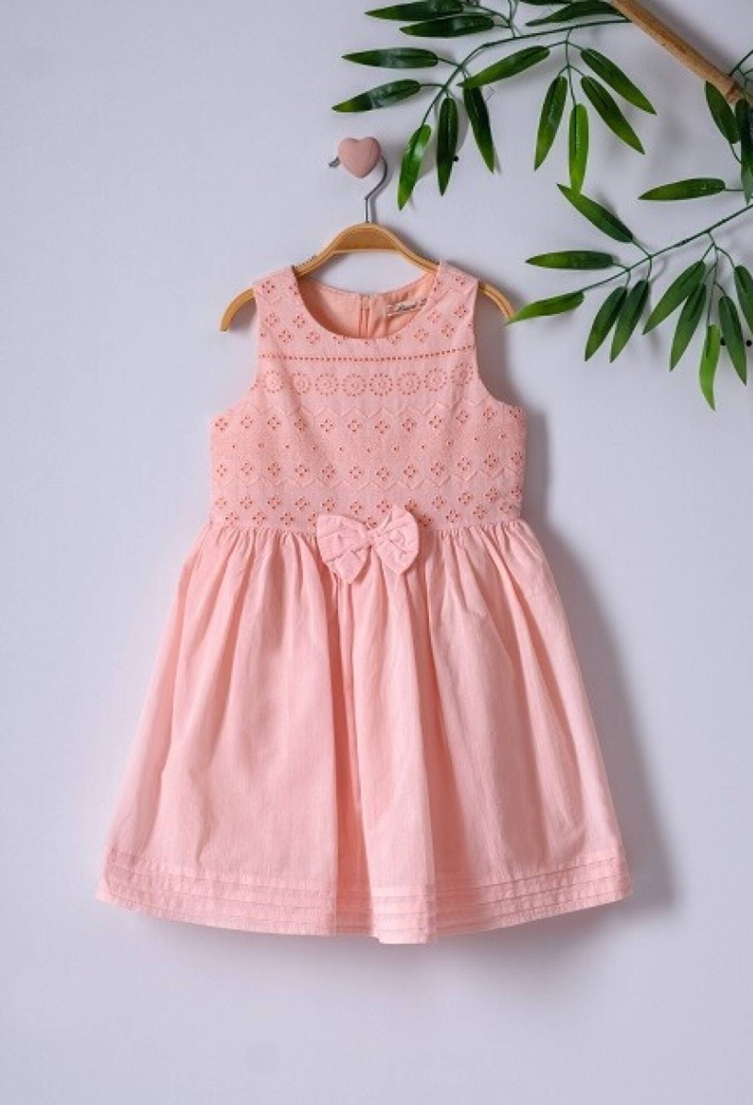 Brode Nervüllü Elbise 1016-221033 - 1016-221033 - Brand: Büşra Bebe - Kids & Bby Clothes From Peralane Kids Turkey