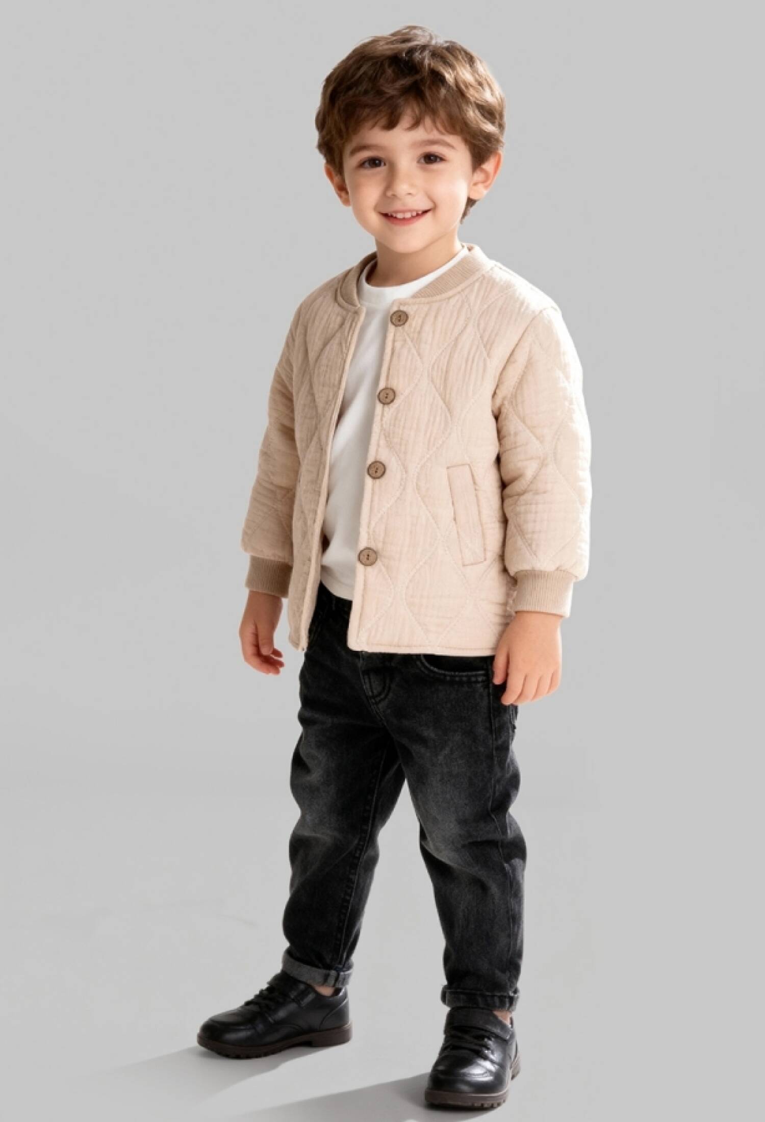 Ceketli Üçlü Erkek Bebe Takım - Brand: BEYAZ BEBEK - Kids & Bby Clothes From Peralane Kids Turkey