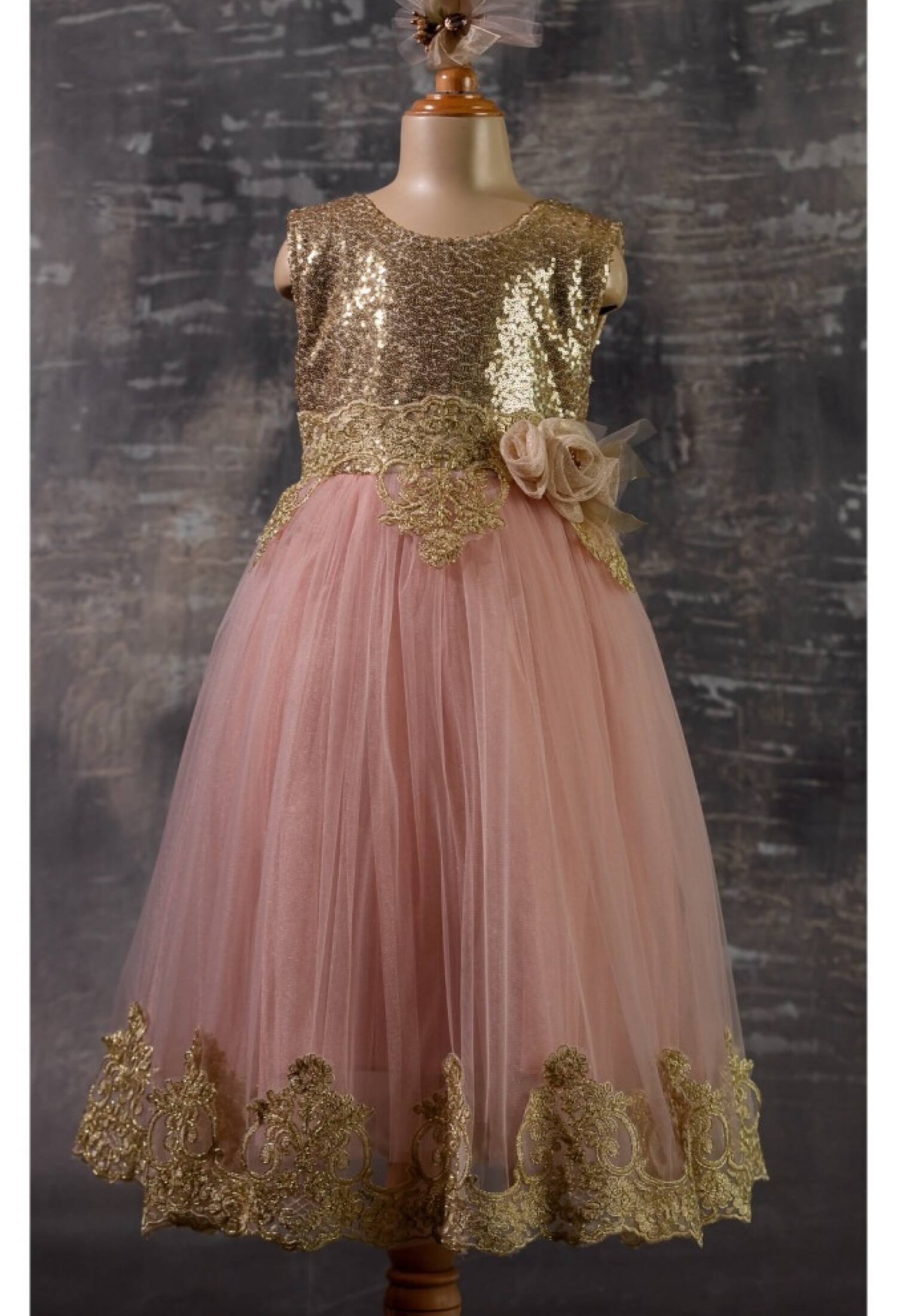 Çiçekli Elbise 1042-2342 - 1042-2342 - Brand: Tivido - Kids & Bby Clothes From Peralane Kids Turkey