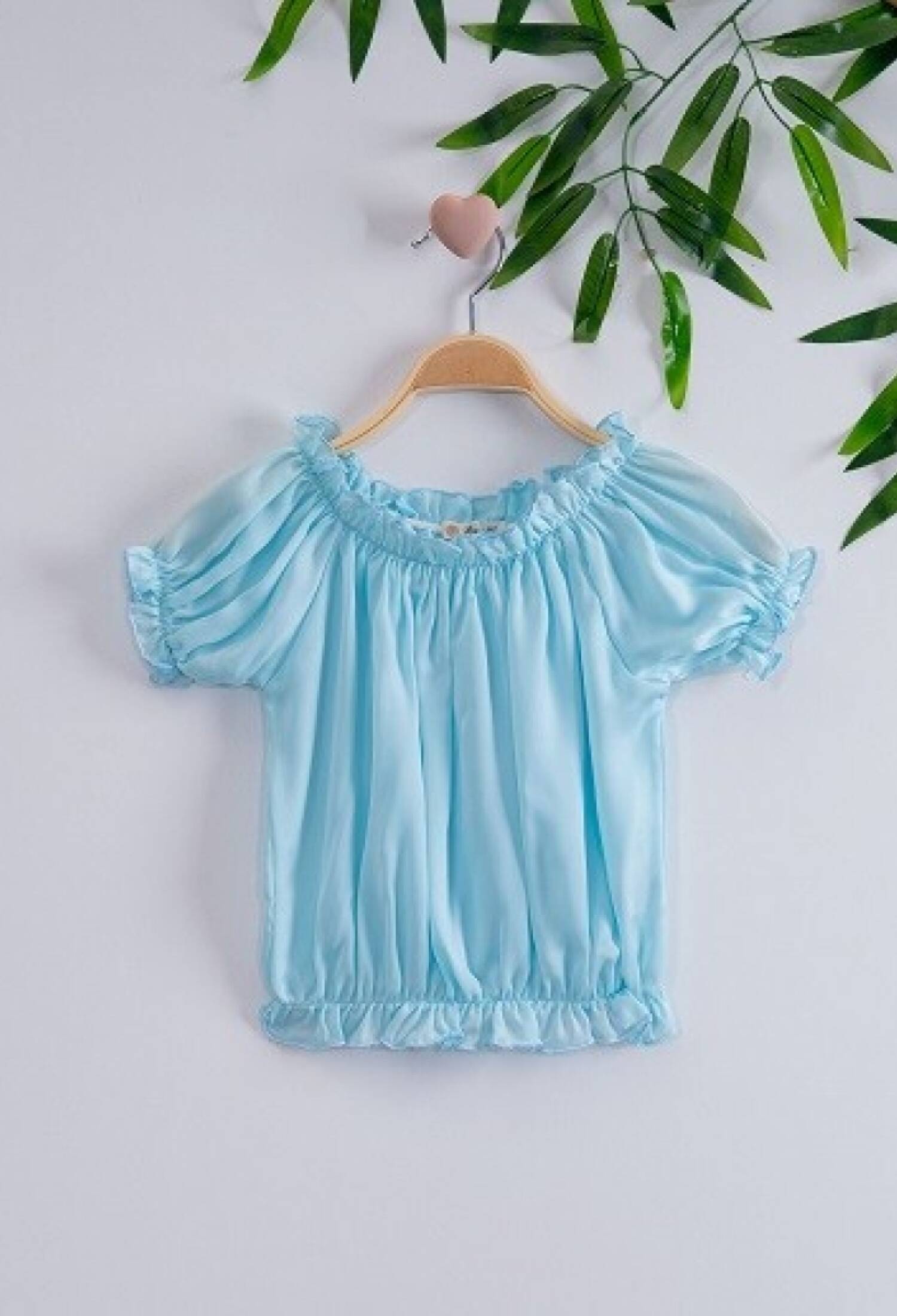 Cupro Saten Bluz 1016-221013 - 1016-221013 - Brand: Büşra Bebe - Kids & Bby Clothes From Peralane Kids Turkey