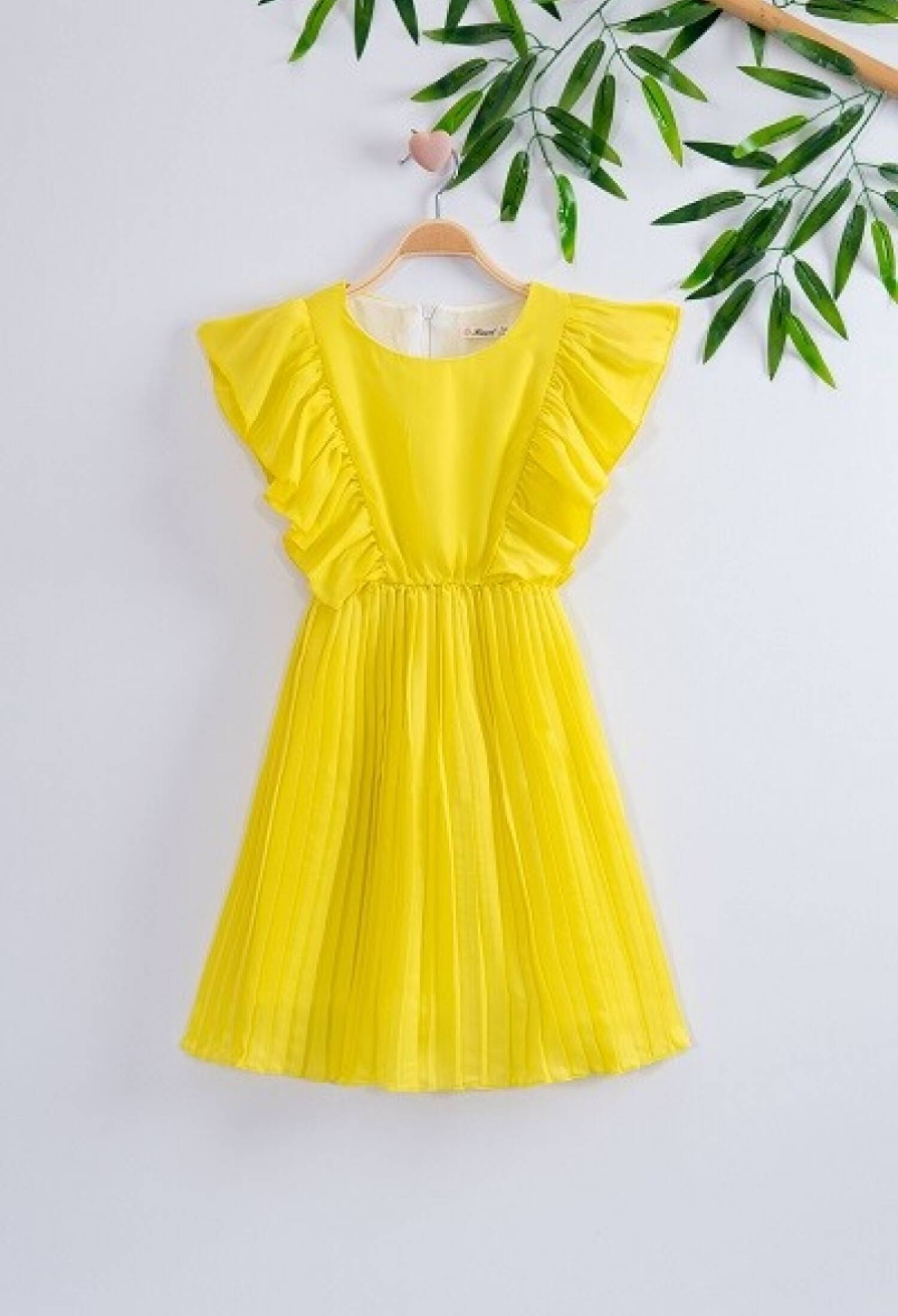 Cupro Saten Elbise 1016-221012 - 1016-221012 - Brand: Büşra Bebe - Kids & Bby Clothes From Peralane Kids Turkey