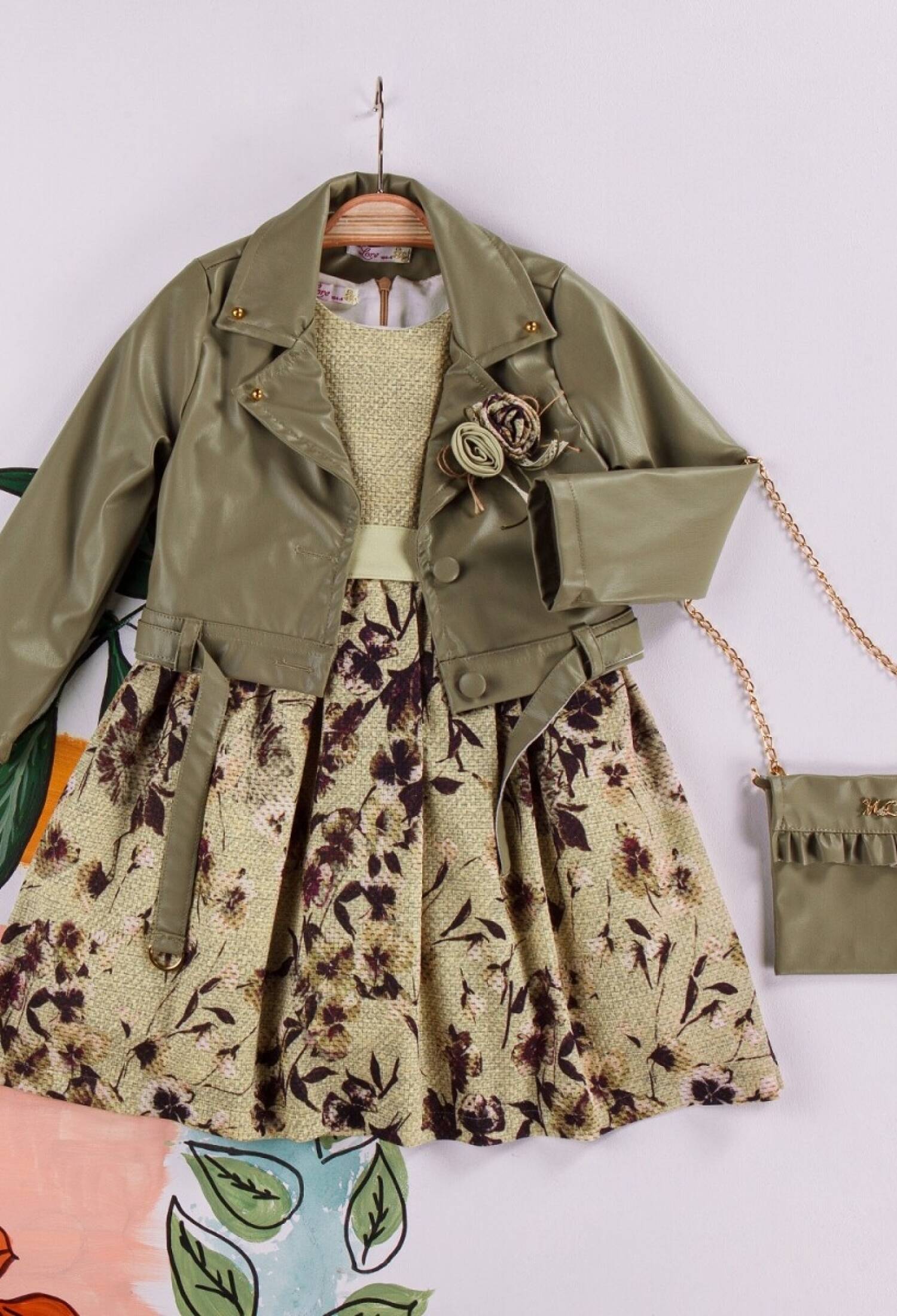 Deri Ceket Elbise Çanta 1055-5209 - 1055-5209 - Brand: Miss Lore - Kids & Bby Clothes From Peralane Kids Turkey