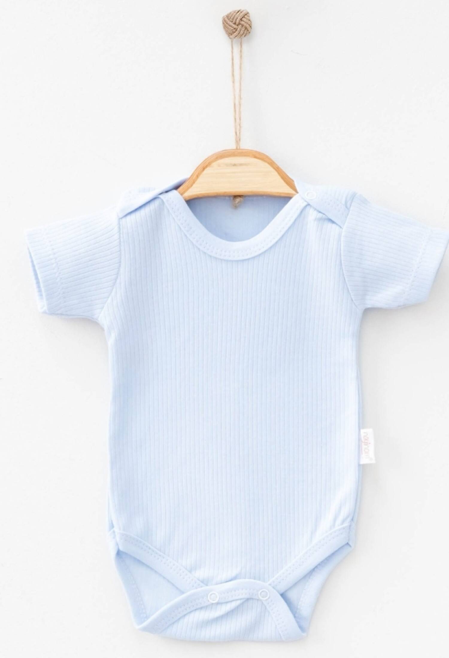 Düz Raporlu Kısa Kollu Unisex Çıtçıtlı Badi - Brand: NAYINOM - Kids & Bby Clothes From Peralane Kids Turkey