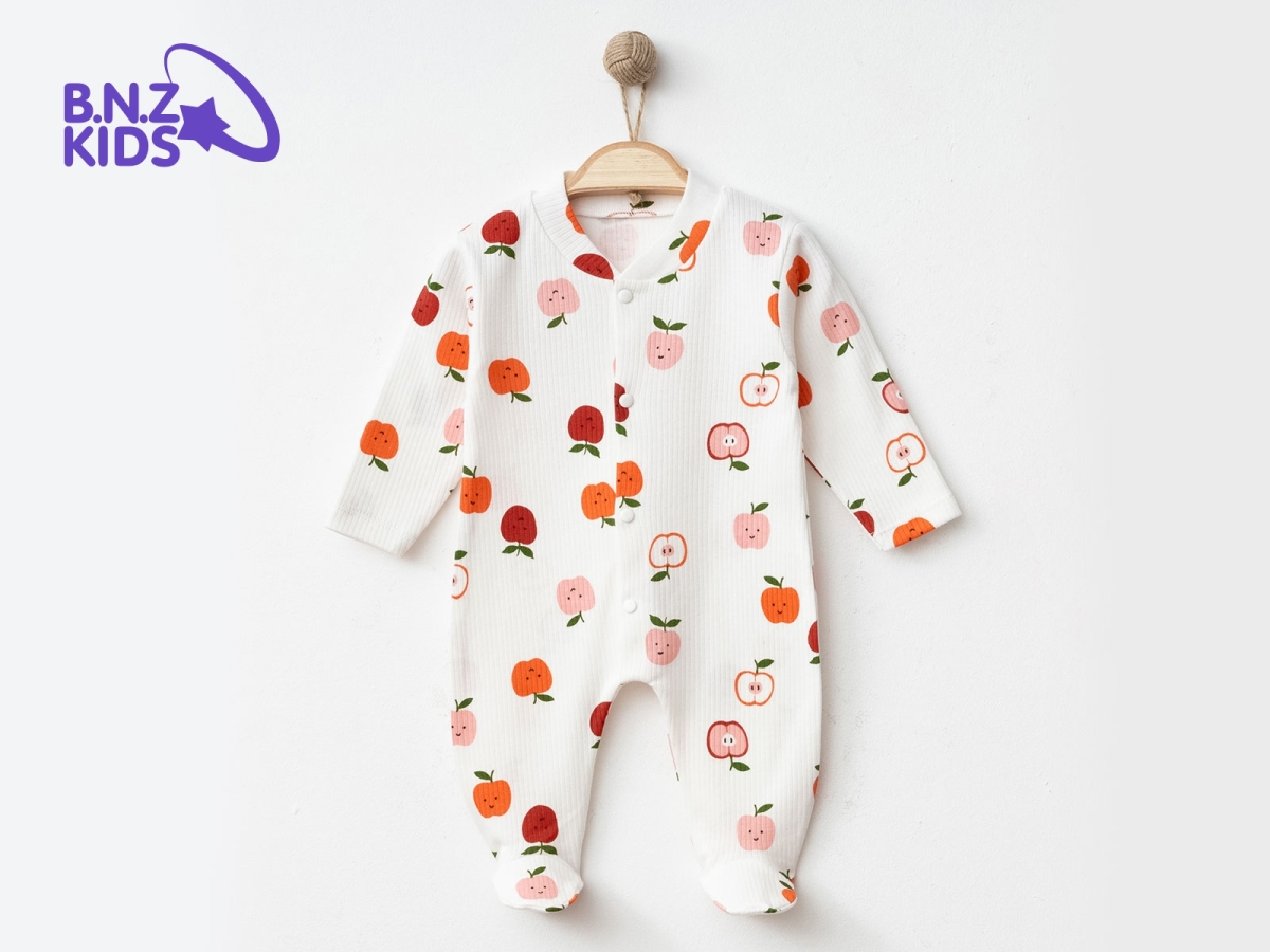 Elma Desenli Patikli Kız Tulum – Brand: NAYINOM – Kids & Bby Clothes From Peralane Kids Turkey
