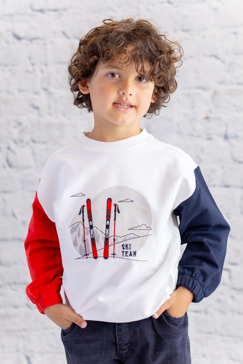 Erkek Çocuk Renkli Baskı Nakış Detaylı Sweatshirt 1-12Y 1070-252Z3EZF61 – 1070-252Z3EZF61 – Brand: Zeyland – Kids & Bby Clothes From Peralane Kids Turkey