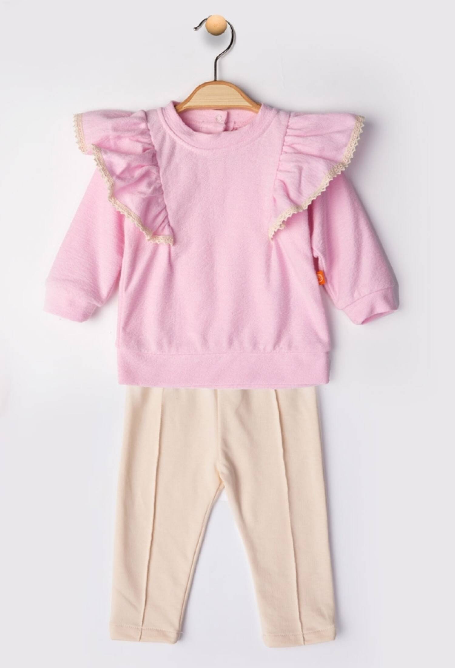 Fırfırlı Detaylı Kız BebeTakım - Brand: BEYAZ BEBEK - Kids & Bby Clothes From Peralane Kids Turkey