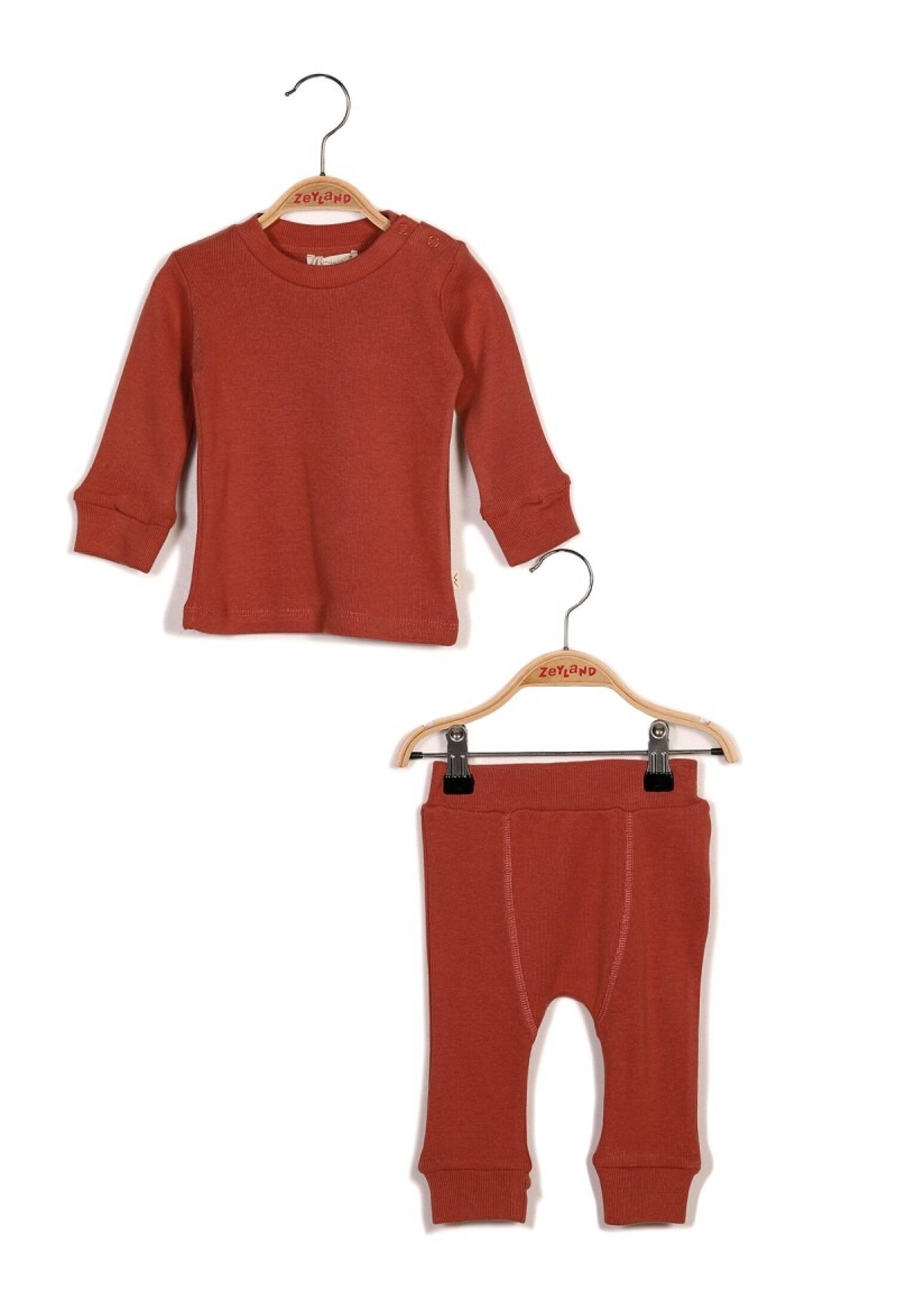 Gots Sertifikalı %100 Organik Pamuk İkili Takım 1070-232M1MAC79 - 1070-232M1MAC79 - Brand: Zeyland - Kids & Bby Clothes From Peralane Kids Turkey