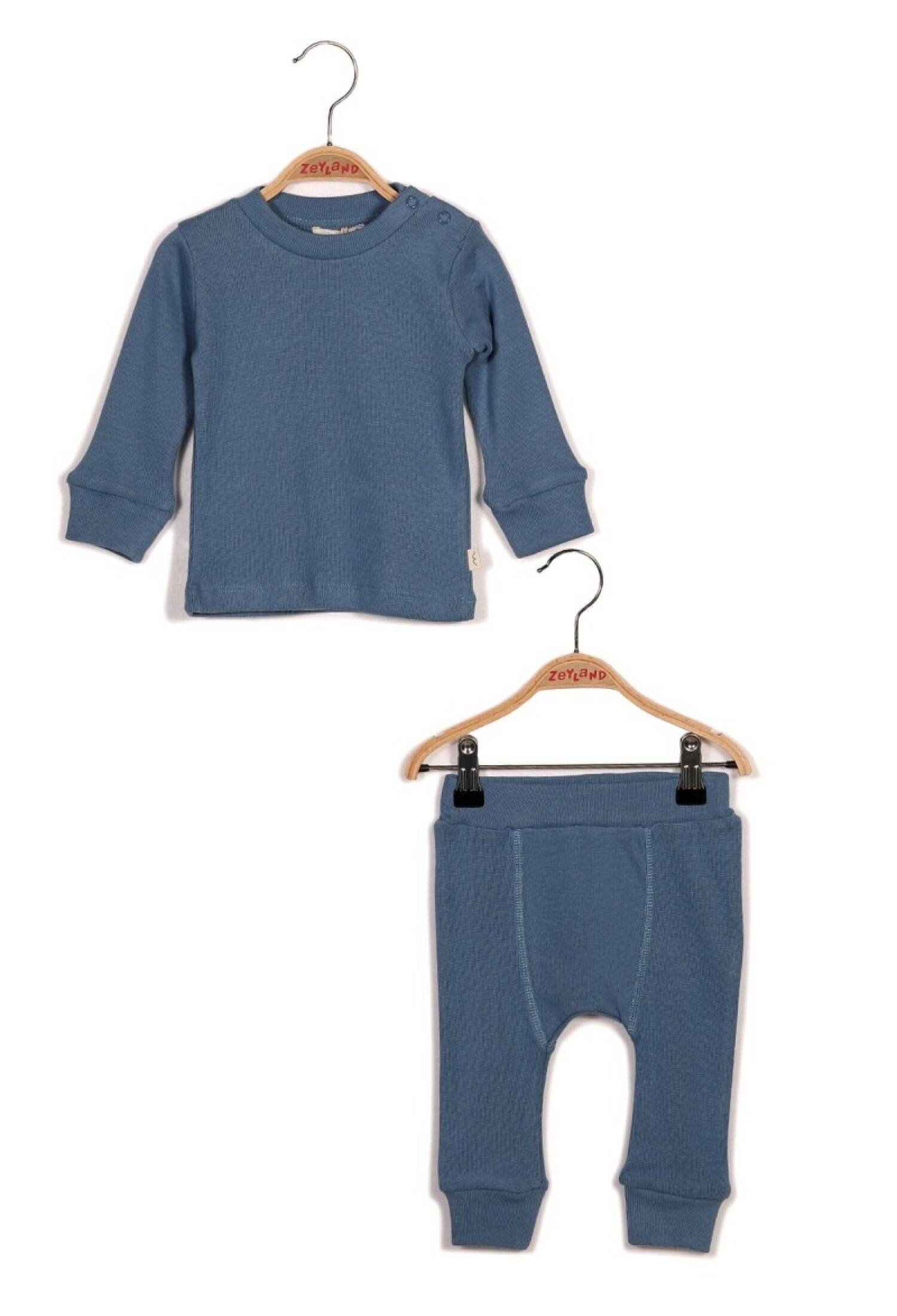 Gots Sertifikalı %100 Organik Pamuk İkili Takım 1070-232M1MAC79 - 1070-232M1MAC79 - Brand: Zeyland - Kids & Bby Clothes From Peralane Kids Turkey