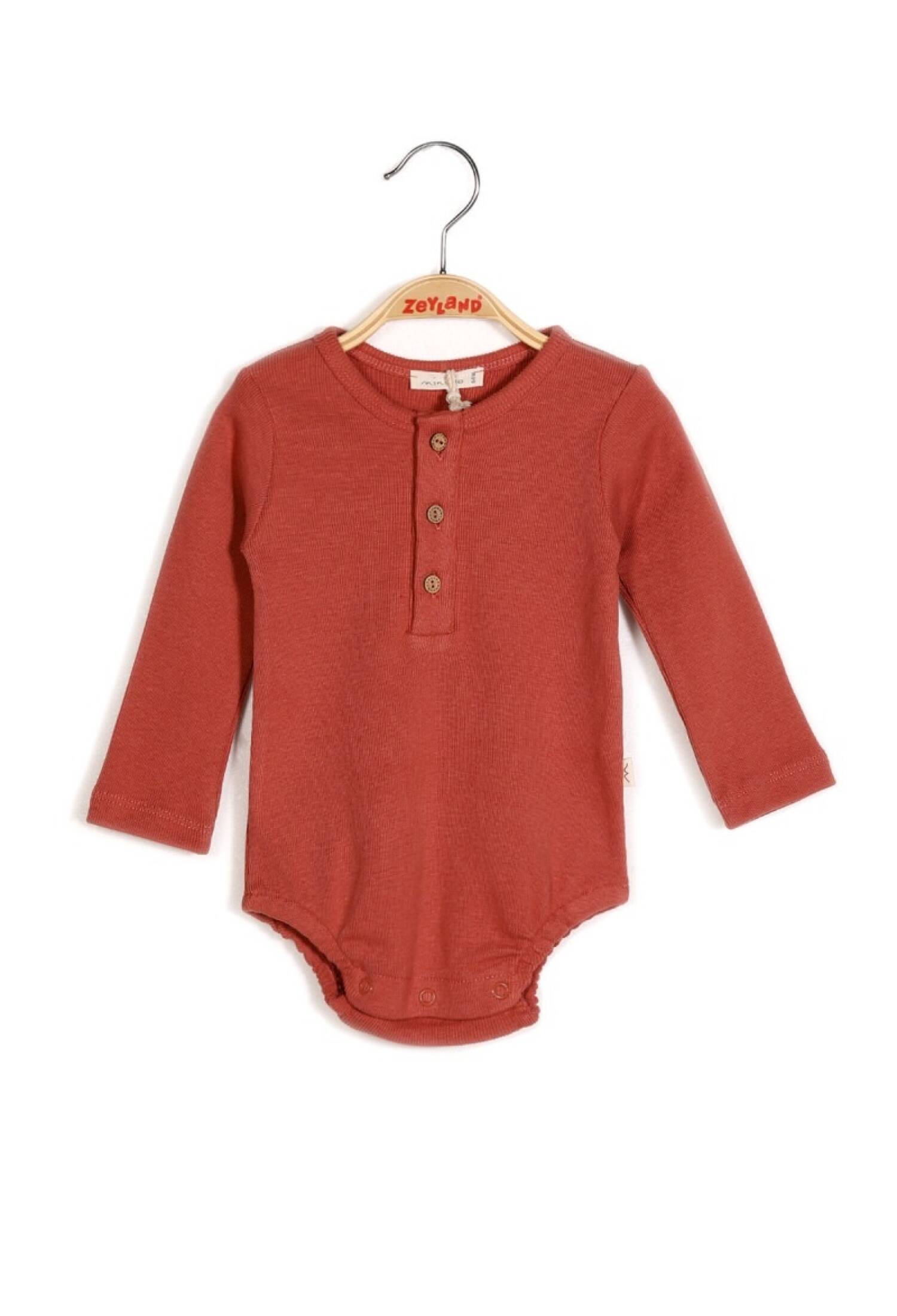 Gots Sertifikalı %100 Organik Pamuk Önden Düğmeli Erkek Body 1070-232M1MAC51 - 1070-232M1MAC51 - Brand: Zeyland - Kids & Bby Clothes From Peralane Kids Turkey