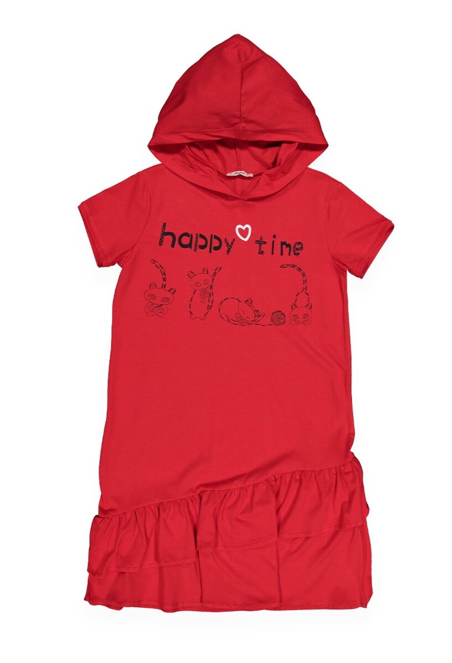 HAPPY TİME ELBİSE 1016-211007 - 1016-211007 - Brand: Büşra Bebe - Kids & Bby Clothes From Peralane Kids Turkey