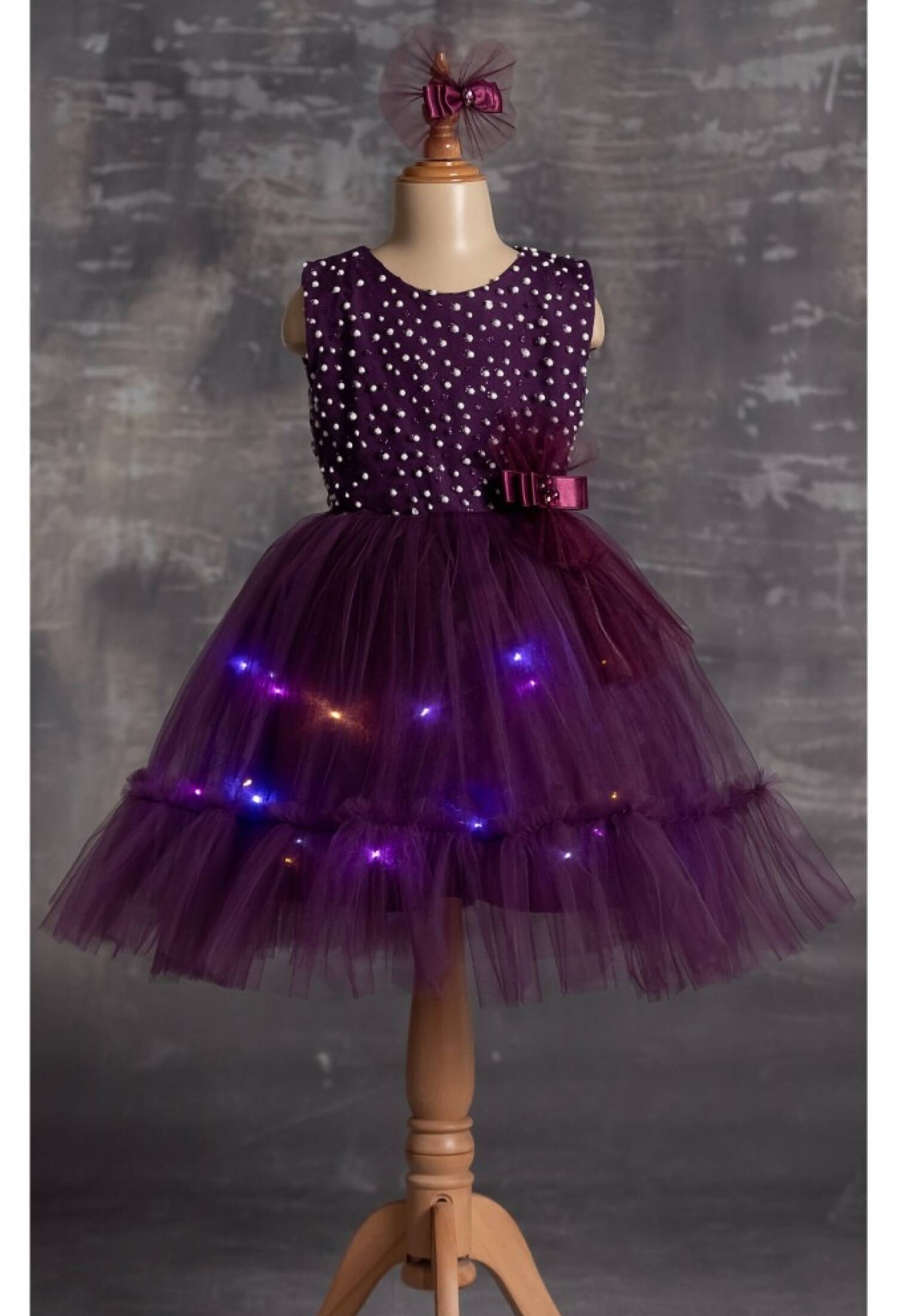 Işıklı Abiye 1042-2335 - 1042-2335 - Brand: Tivido - Kids & Bby Clothes From Peralane Kids Turkey