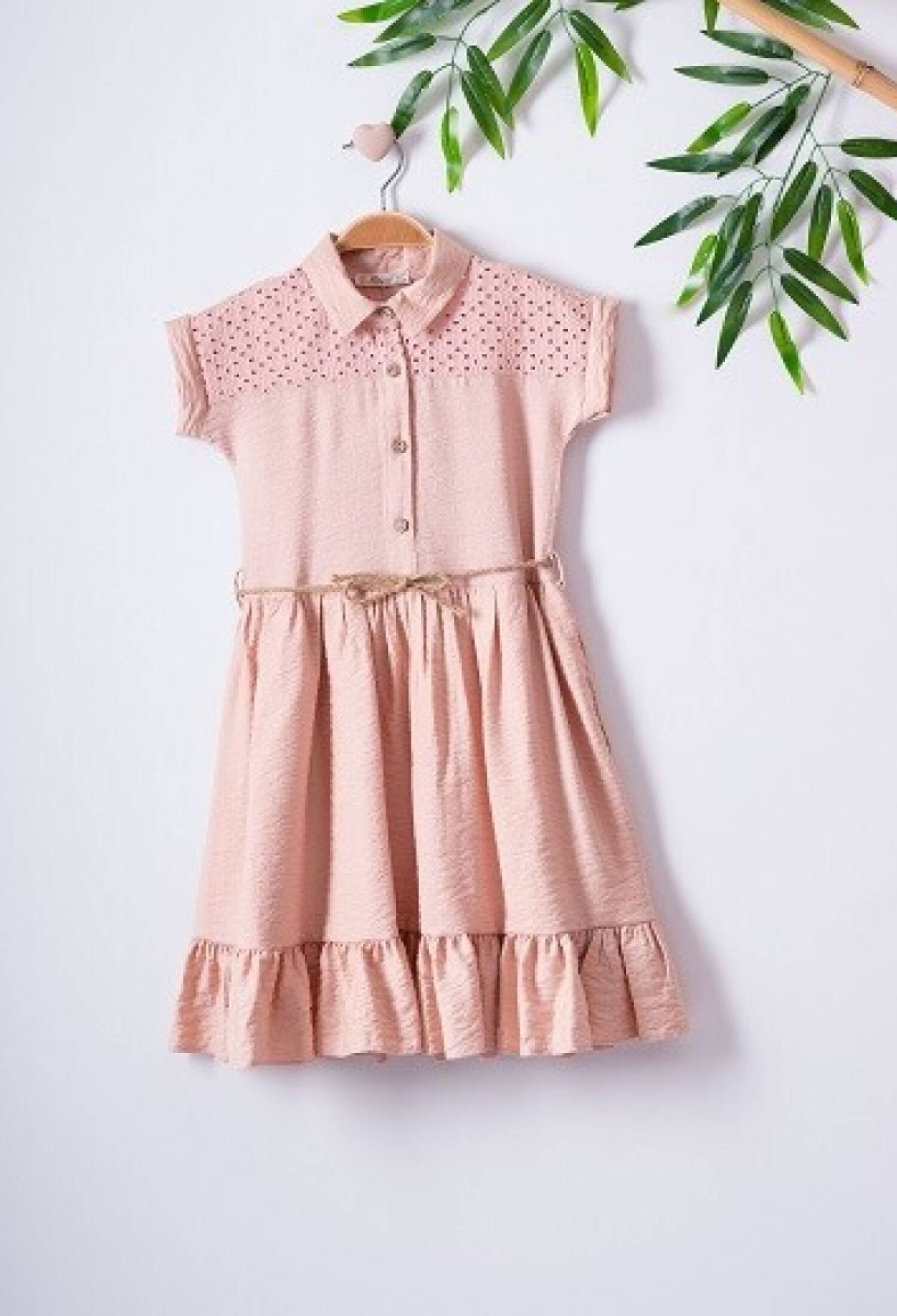 Jut Kemerli Airobin Elbise 1016-221039 - 1016-221039 - Brand: Büşra Bebe - Kids & Bby Clothes From Peralane Kids Turkey