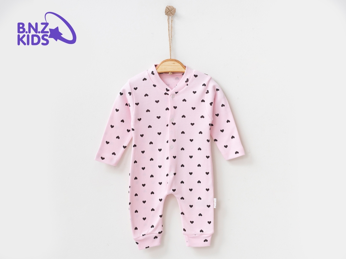 Kalp Desenli Kız Tulum – Brand: NAYINOM – Kids & Bby Clothes From Peralane Kids Turkey
