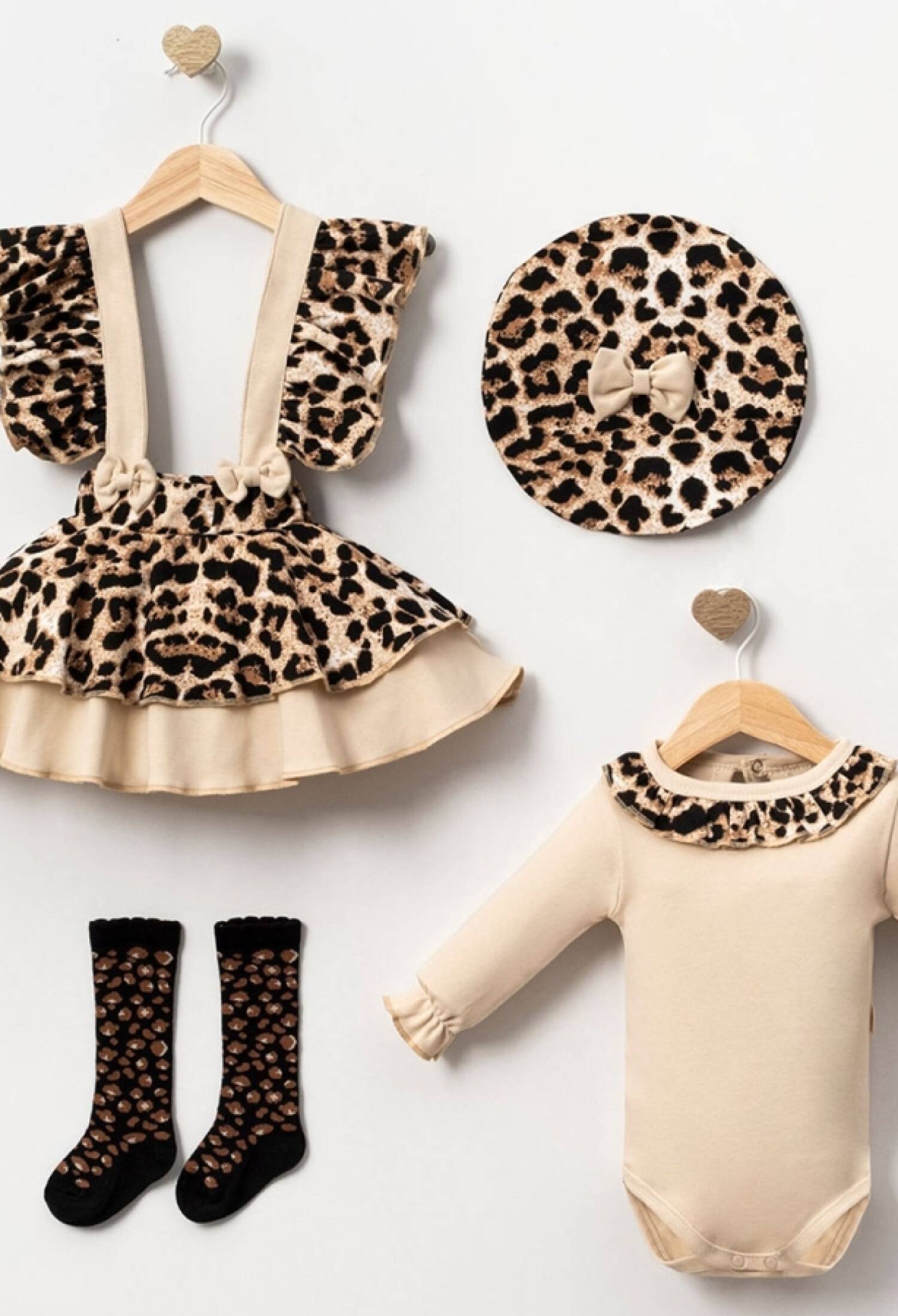 Leopar Desenli Romper - Brand: CAYZEN - Kids & Bby Clothes From Peralane Kids Turkey