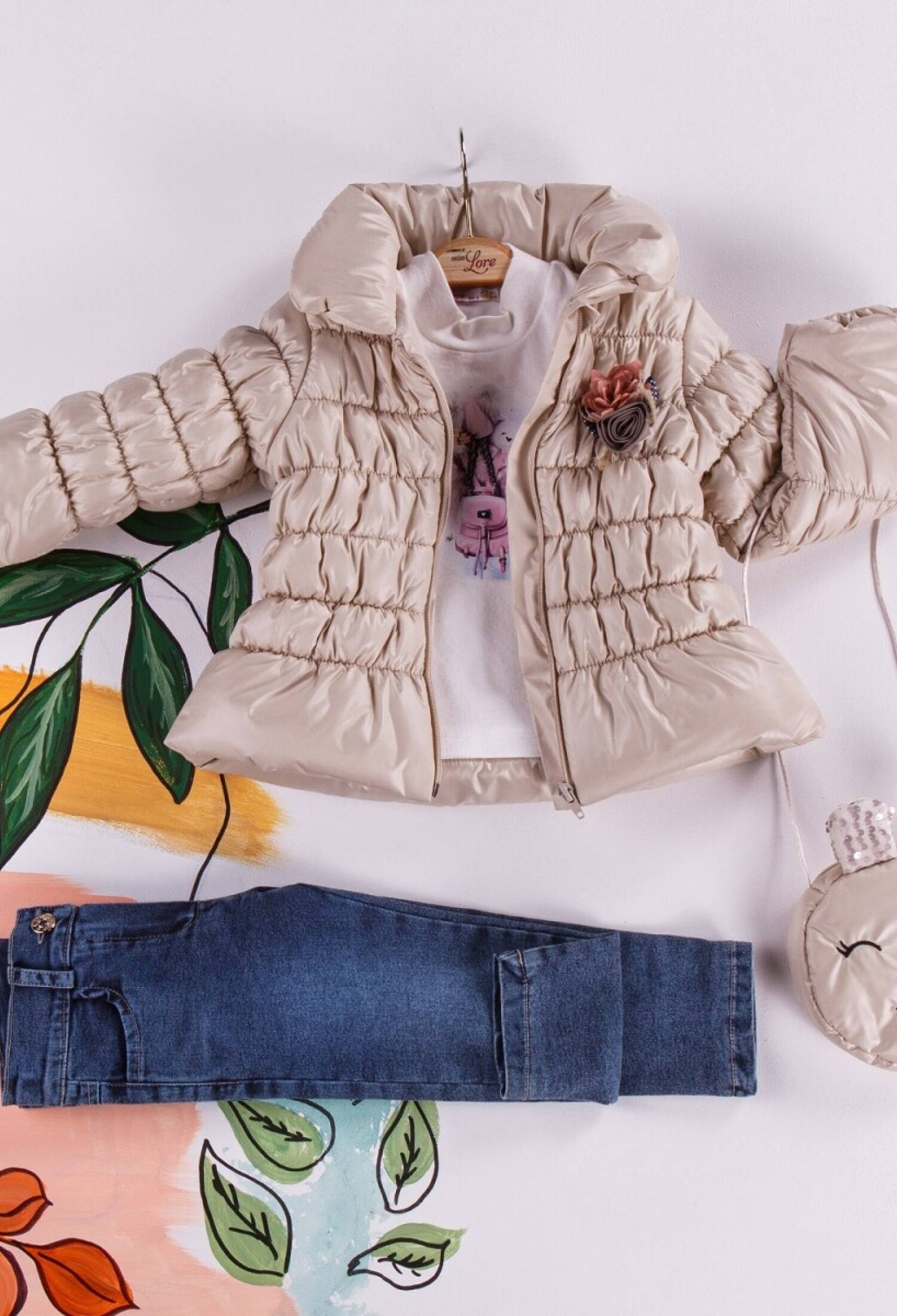 Mikro Mont Badi Pantolon Çantalı Takım 1055-5401 - 1055-5401 - Brand: Miss Lore - Kids & Bby Clothes From Peralane Kids Turkey