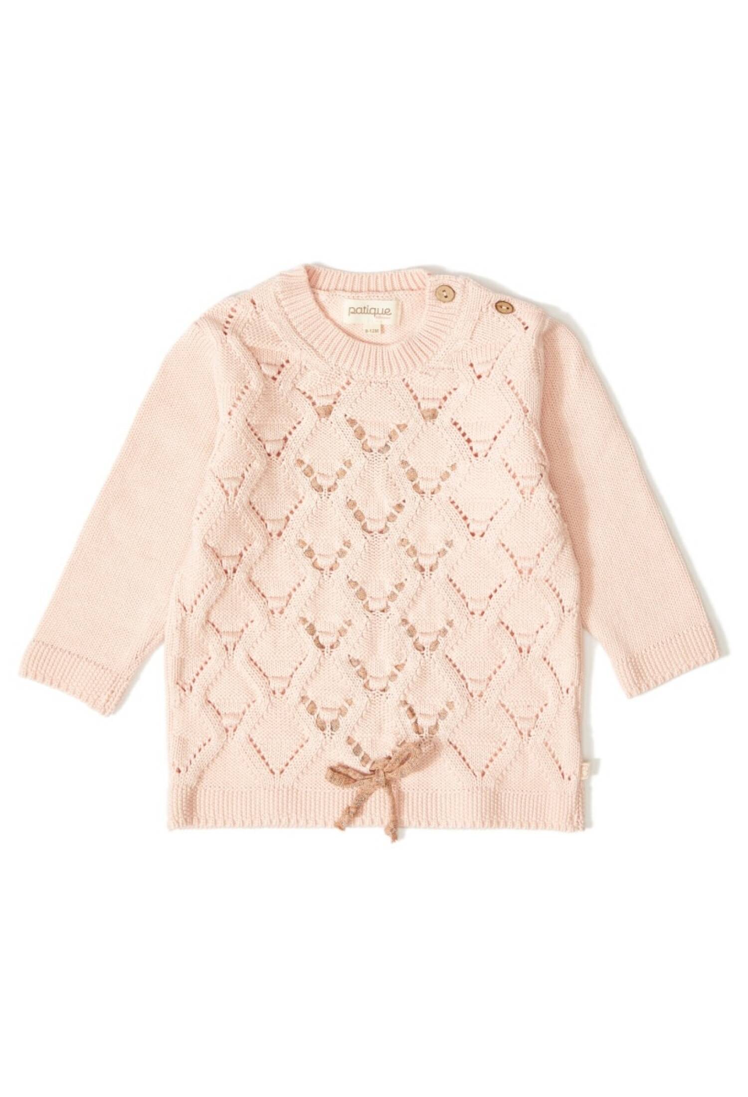 Organic Cotton Knitwear Sweater for Baby Girl 1061-21058-1 - 1061-21058-1 - Brand: Uludağ Triko - Kids & Bby Clothes From Peralane Kids Turkey