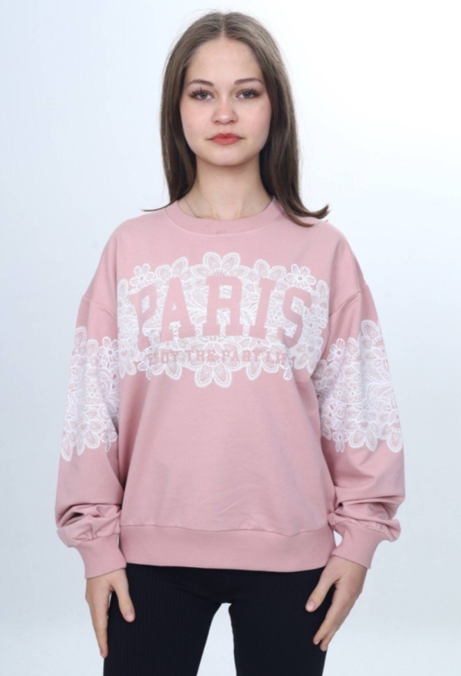 Paris Baskılı Kız Sweat - Brand: VIZVIZ - Kids & Bby Clothes From Peralane Kids Turkey