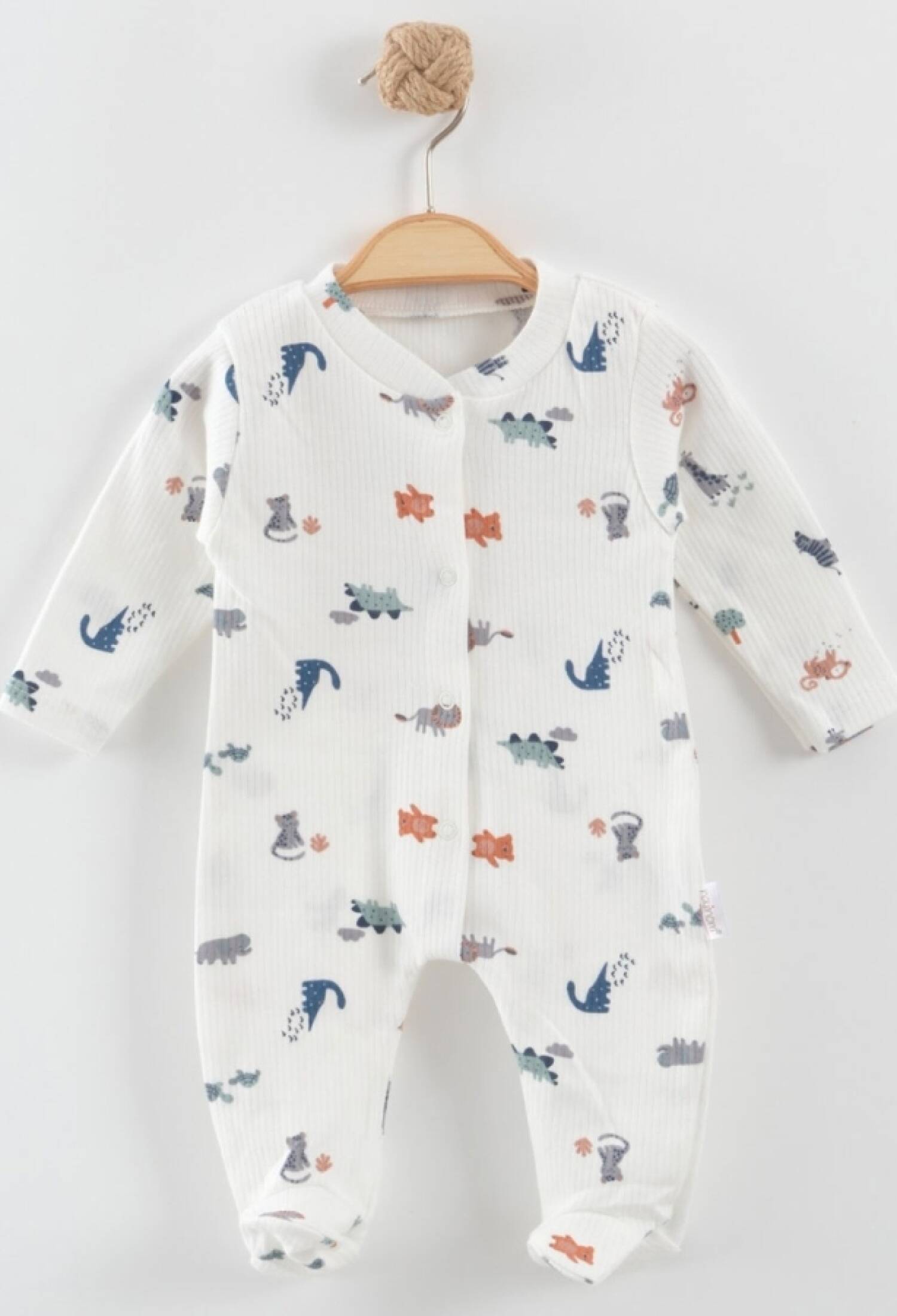 Safari Desenli Raporlu Patikli Erkek Bebe Tulum - Brand: NAYINOM - Kids & Bby Clothes From Peralane Kids Turkey