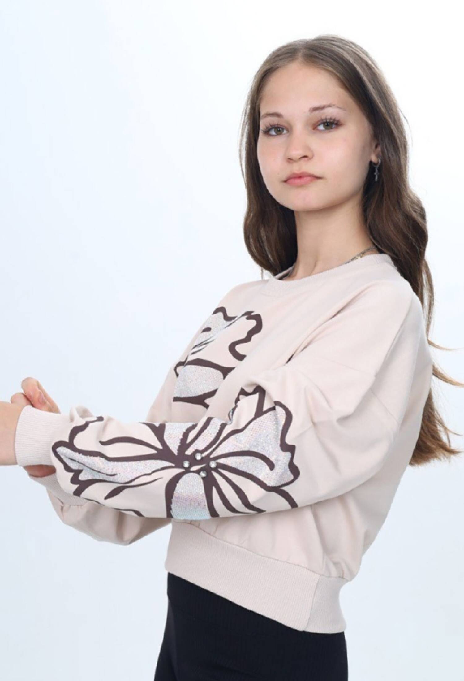 Taş Detaylı Kız Sweat - Brand: VIZVIZ - Kids & Bby Clothes From Peralane Kids Turkey