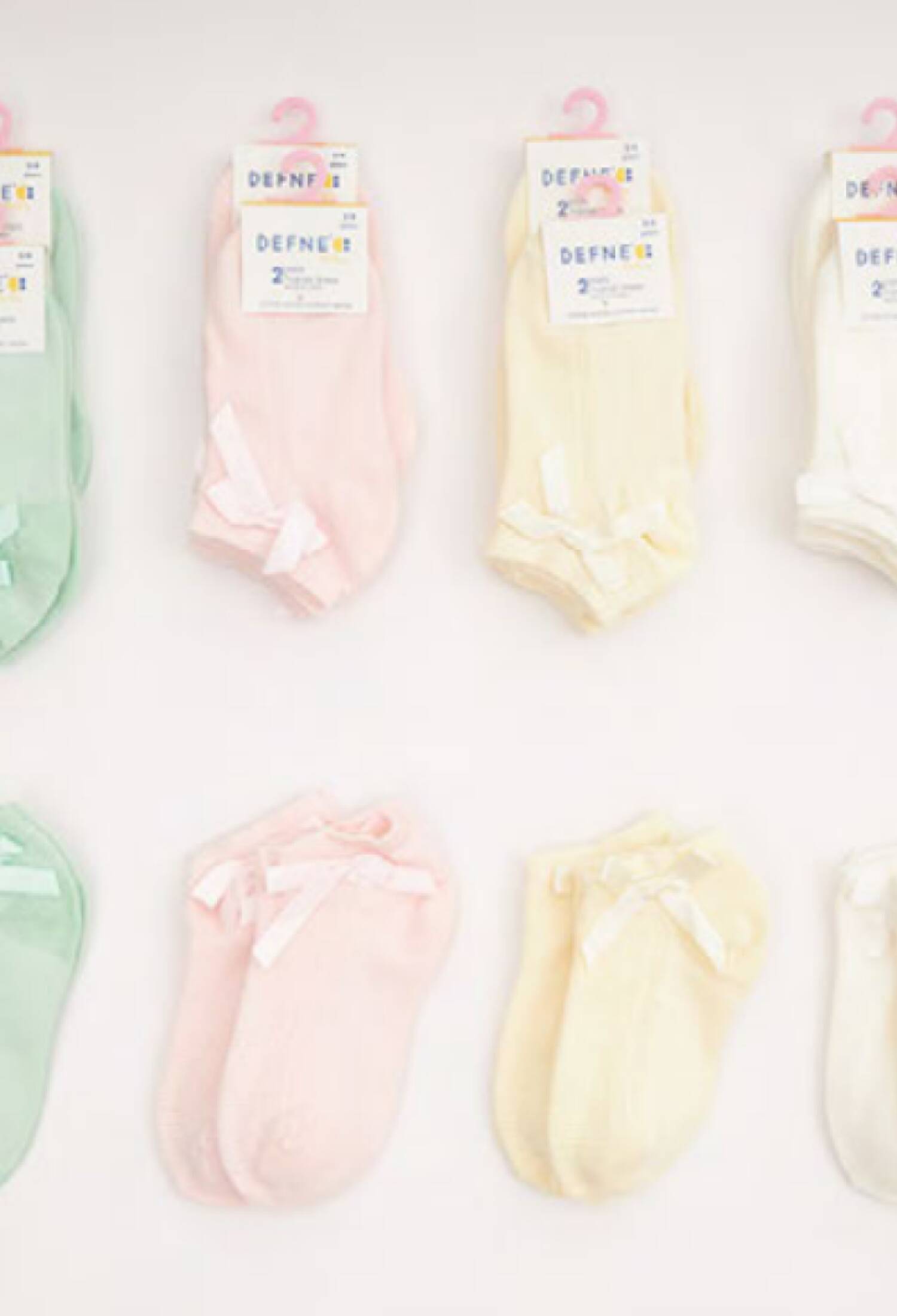 Toptan 24 Çift Bebe Patik Çorap (Kutu) 1064-DFN2P-K019-23(12-18) - 1064-DFN2P-K019-23(12-18) - Brand: Defne - Kids & Bby Clothes From Peralane Kids Turkey