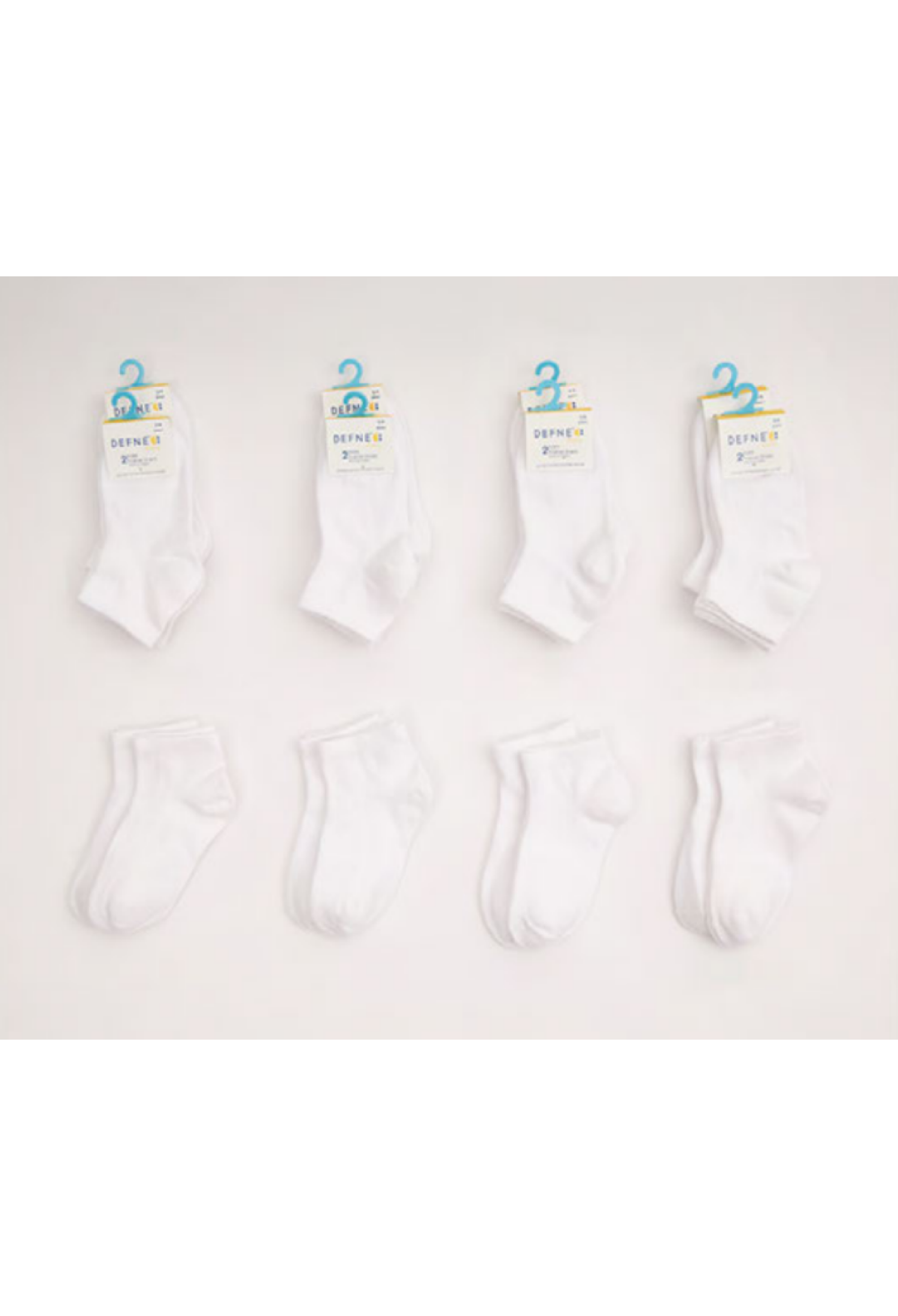 Toptan 24 Çift Bebe Patik Çorap (Kutu) 1064-DFN2P-U001-23(18-24) - 1064-DFN2P-U001-23(18-24) - Brand: Defne - Kids & Bby Clothes From Peralane Kids Turkey