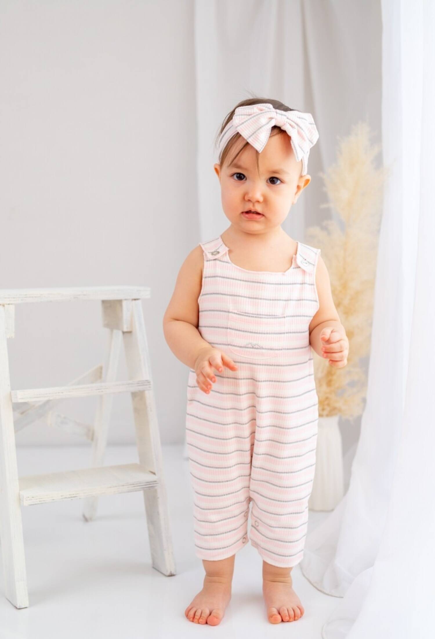 Toptan 2'li Kız Bebek Simli Tulum ve Saç Bandı 3-24M 1070-211M2ARN46 - 1070-211M2ARN46 - Brand: Zeyland - Kids & Bby Clothes From Peralane Kids Turkey