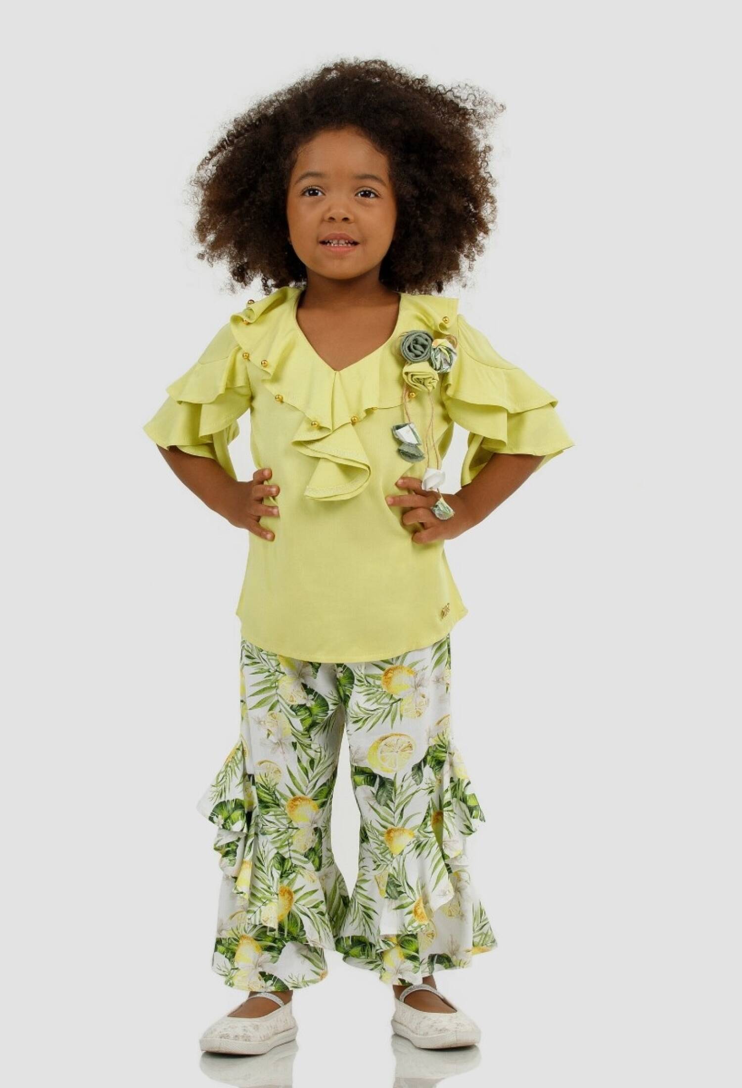 Toptan 2'li Kız Çocuk Bluz ve Pantolon Takım 2-6Y 1055-5131 - 1055-5131 - Brand: Miss Lore - Kids & Bby Clothes From Peralane Kids Turkey