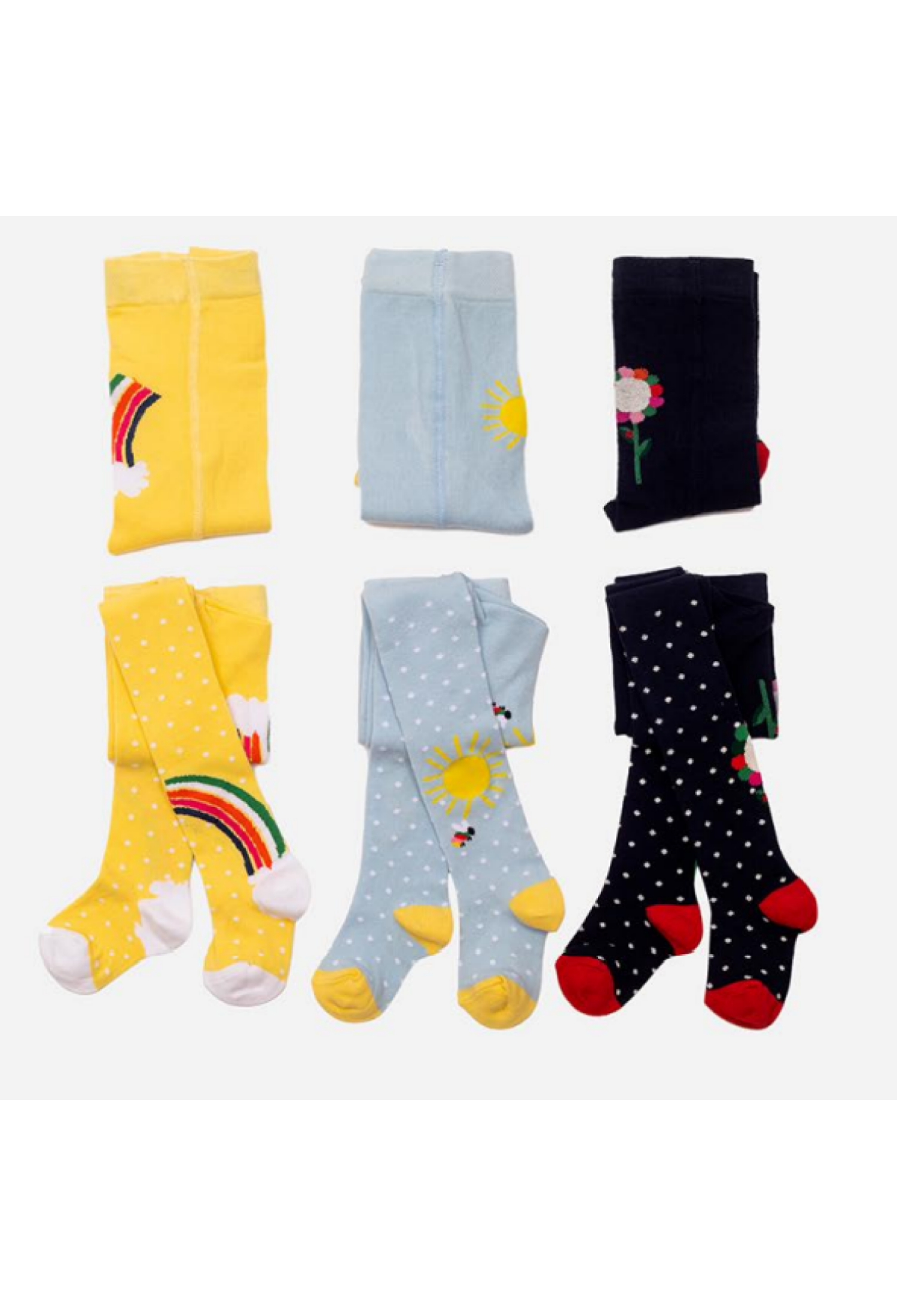 Toptan 6'lı Bebek Külotlu Çorap 18-24M 1064-KKLT-020(18-24) - 1064-KKLT-020(18-24) - Brand: Defne - Kids & Bby Clothes From Peralane Kids Turkey