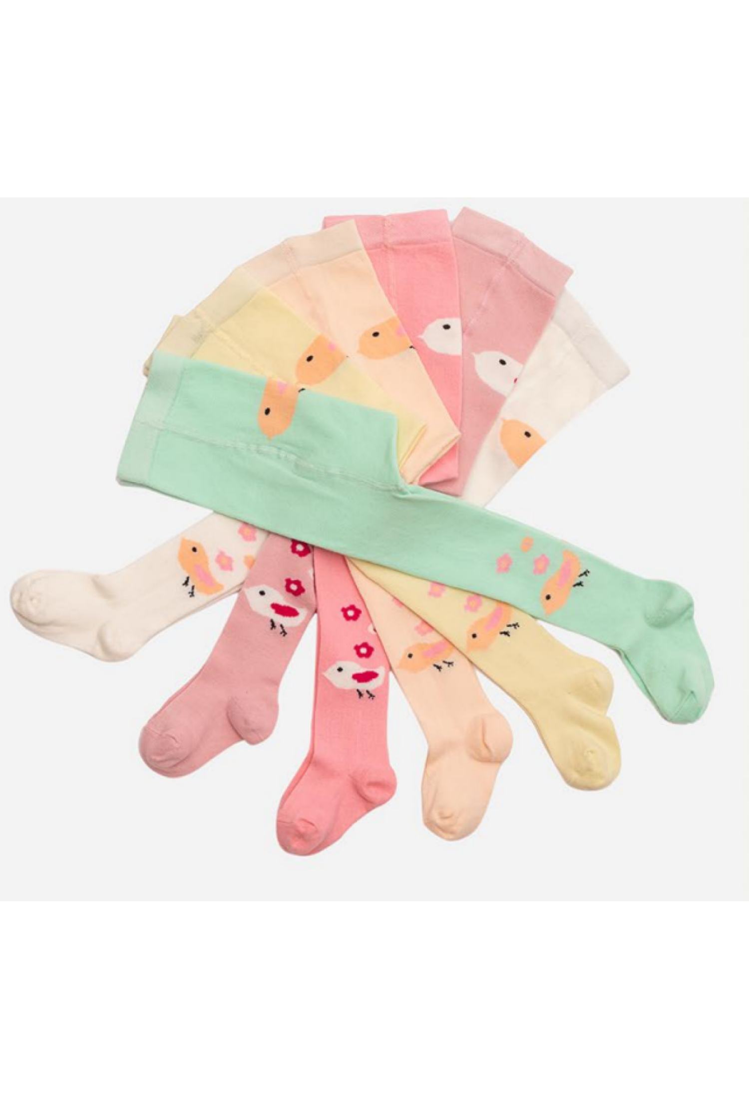 Toptan 6'lı Bebek Külotlu Çorap 1064-KKLT-007-21(0-6) - 1064-KKLT-007-21(0-6) - Brand: Defne - Kids & Bby Clothes From Peralane Kids Turkey