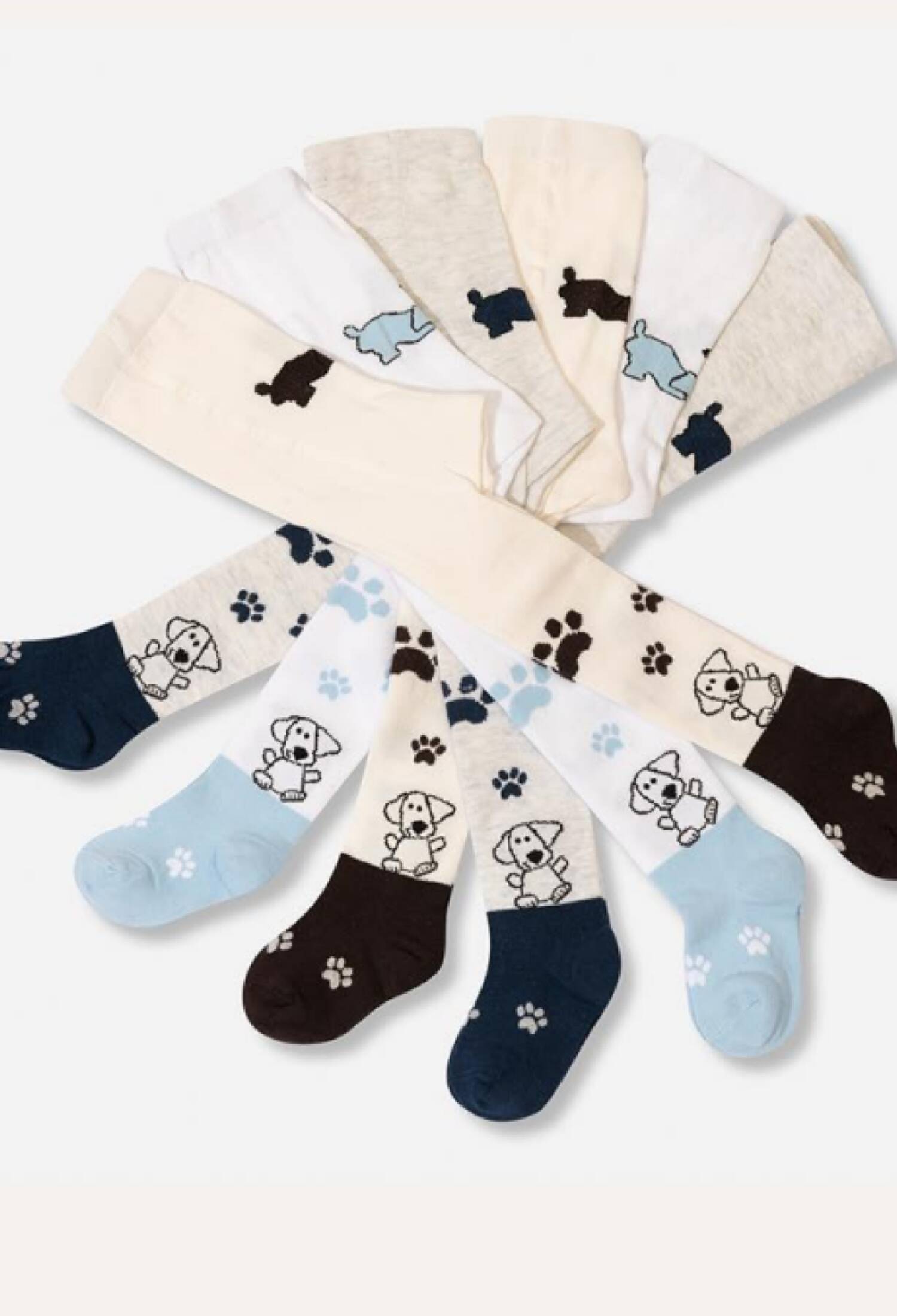 Toptan 6'lı Erkek Bebek Külotlu Çorap 1064-EKLT-004-21(18-24) - 1064-EKLT-004-21(18-24) - Brand: Defne - Kids & Bby Clothes From Peralane Kids Turkey