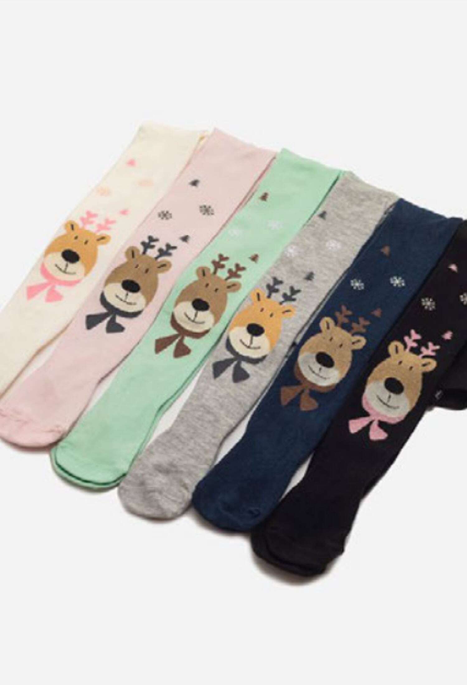 Toptan 6'lı Kız Çocuk Külotlu Çorap 1064-ÇKLT-015-21(9-10) - 1064-ÇKLT-015-21(9-10) - Brand: Defne - Kids & Bby Clothes From Peralane Kids Turkey