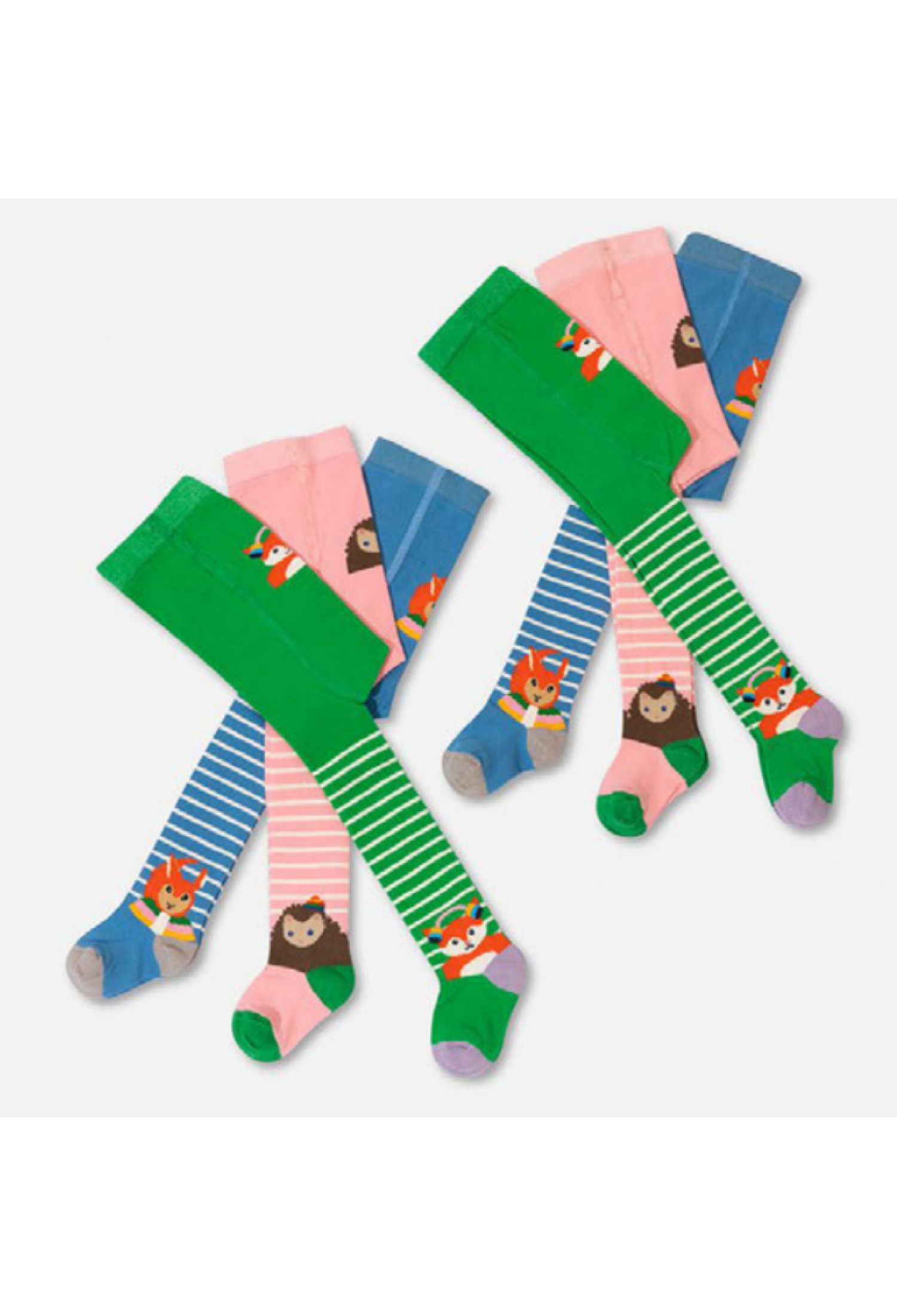 Toptan 6'lı Kız Külotlu Çorap (Desenli) 1064-KKLT-029-21(18-24) - 1064-KKLT-029-21(18-24) - Brand: Defne - Kids & Bby Clothes From Peralane Kids Turkey